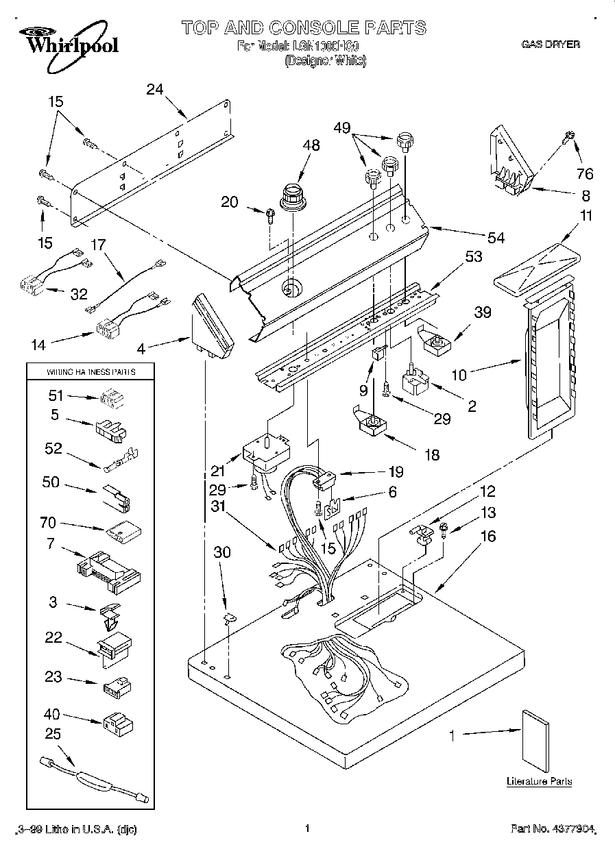 01 - TOP AND CONSOLE, LIT/OPTIONAL