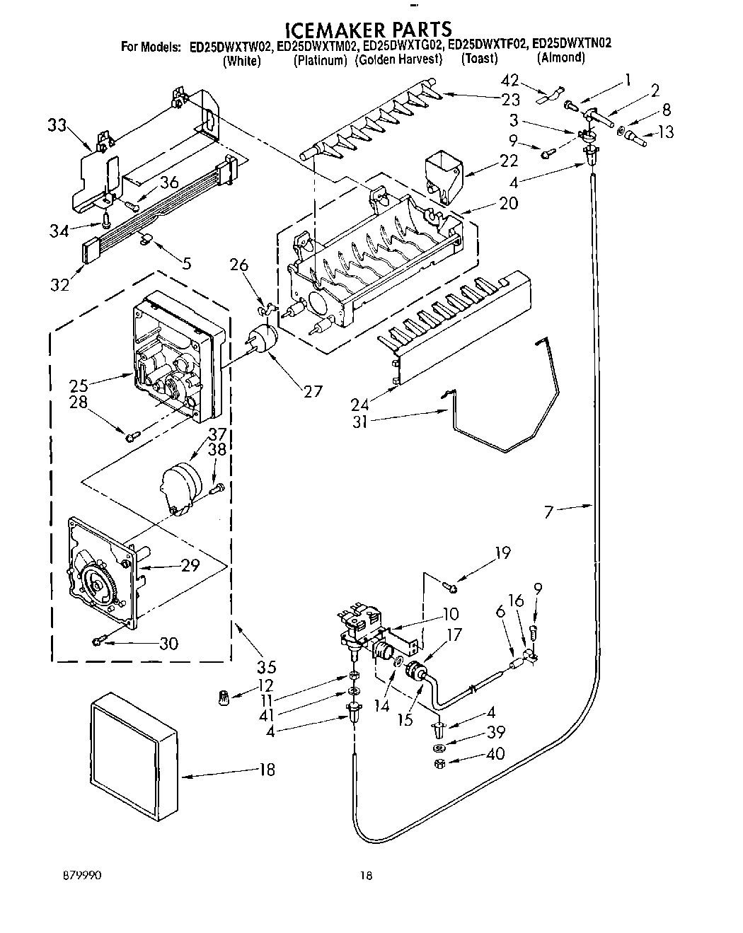 13 - ICEMAKER, LIT/OPTIONAL