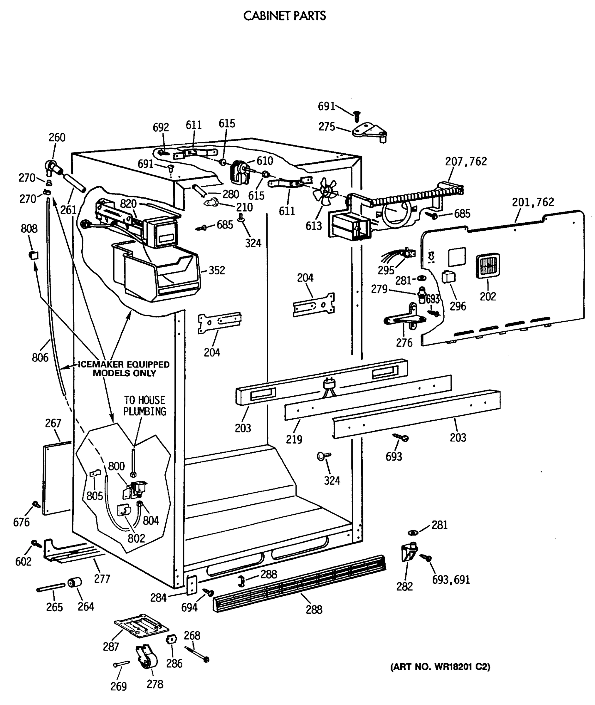 CABINET PARTS