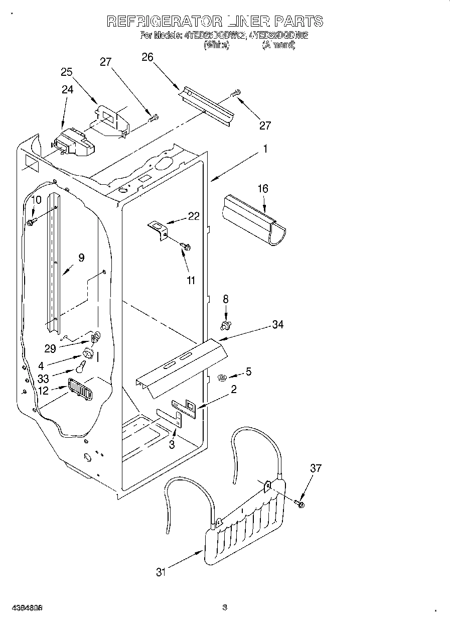 02 - REFRIGERATOR LINER