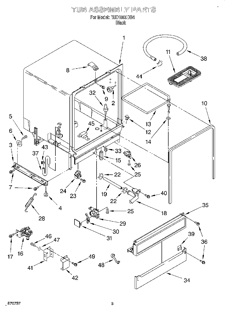 03 - TUB ASSEMBLY