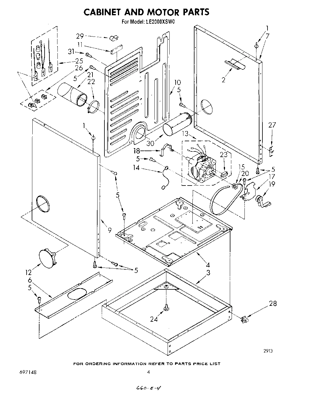 03 - CABINET AND MOTOR
