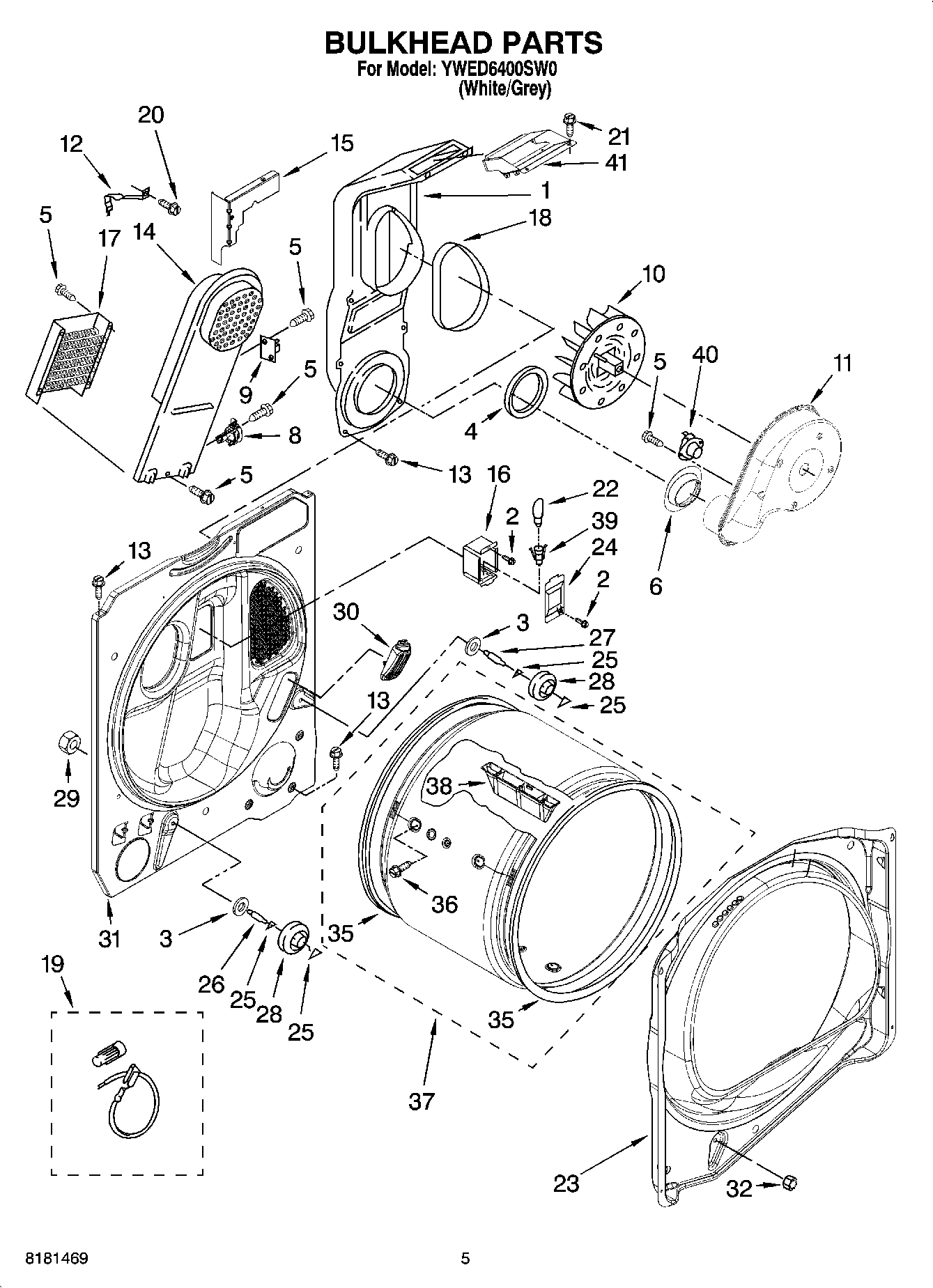 03 - BULKHEAD PARTS, OPTIONAL PARTS (NOT INCLUDED)