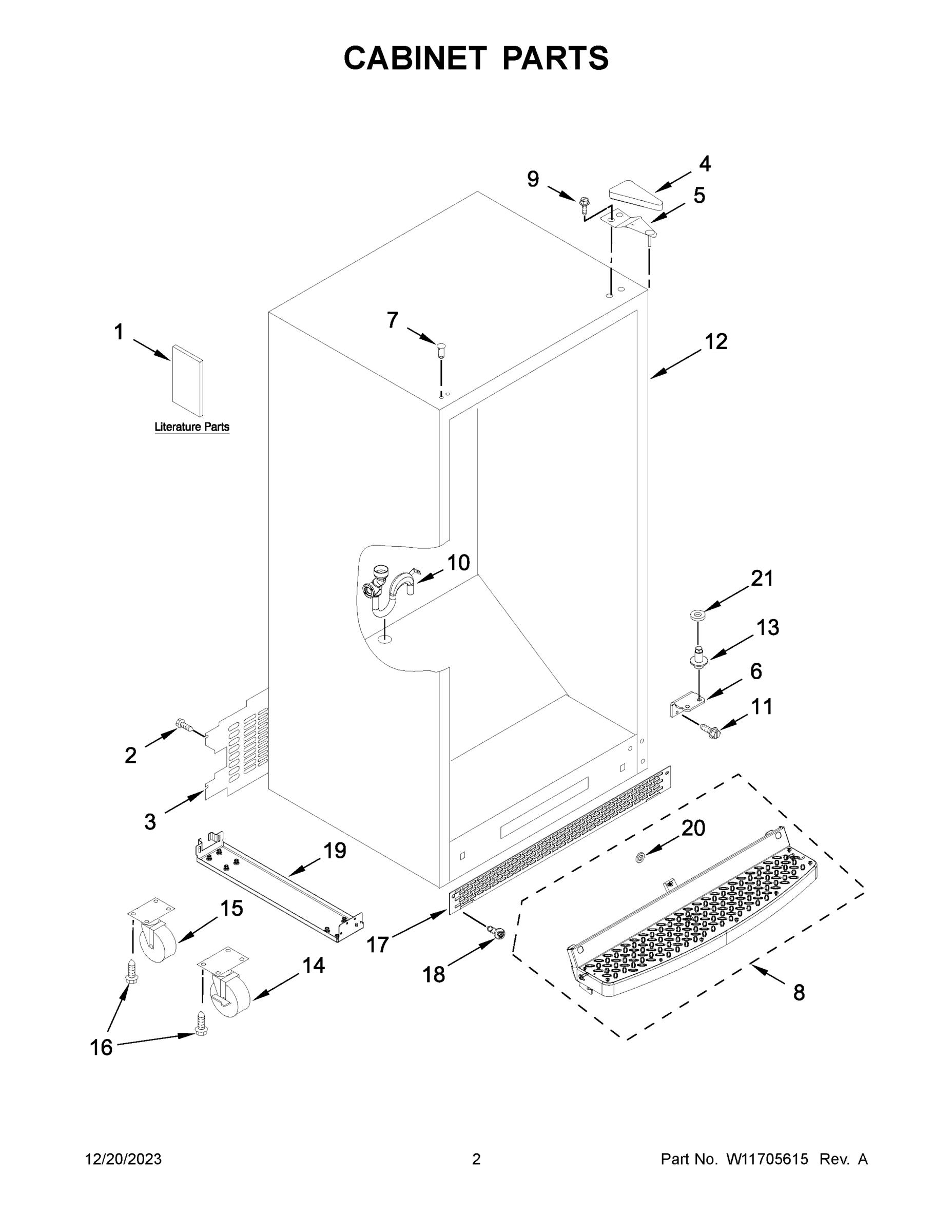 02 - CABINET PARTS