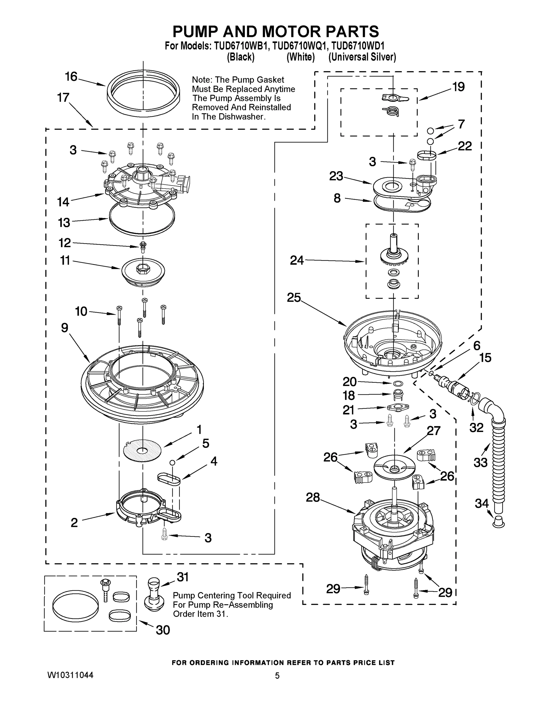 04 - PUMP AND MOTOR PARTS
