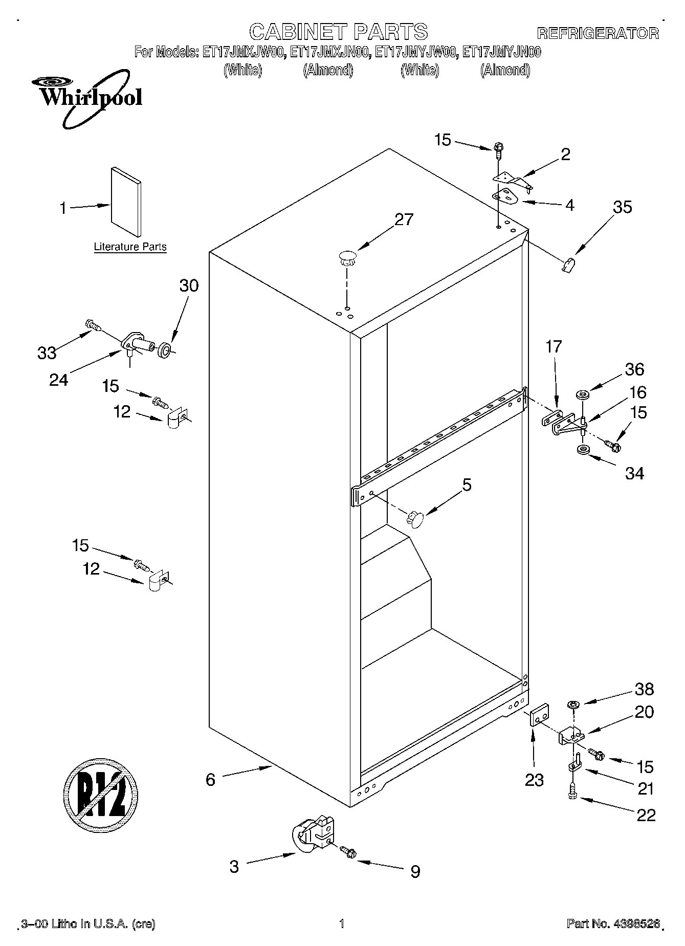 01 - CABINET, LITERATURE