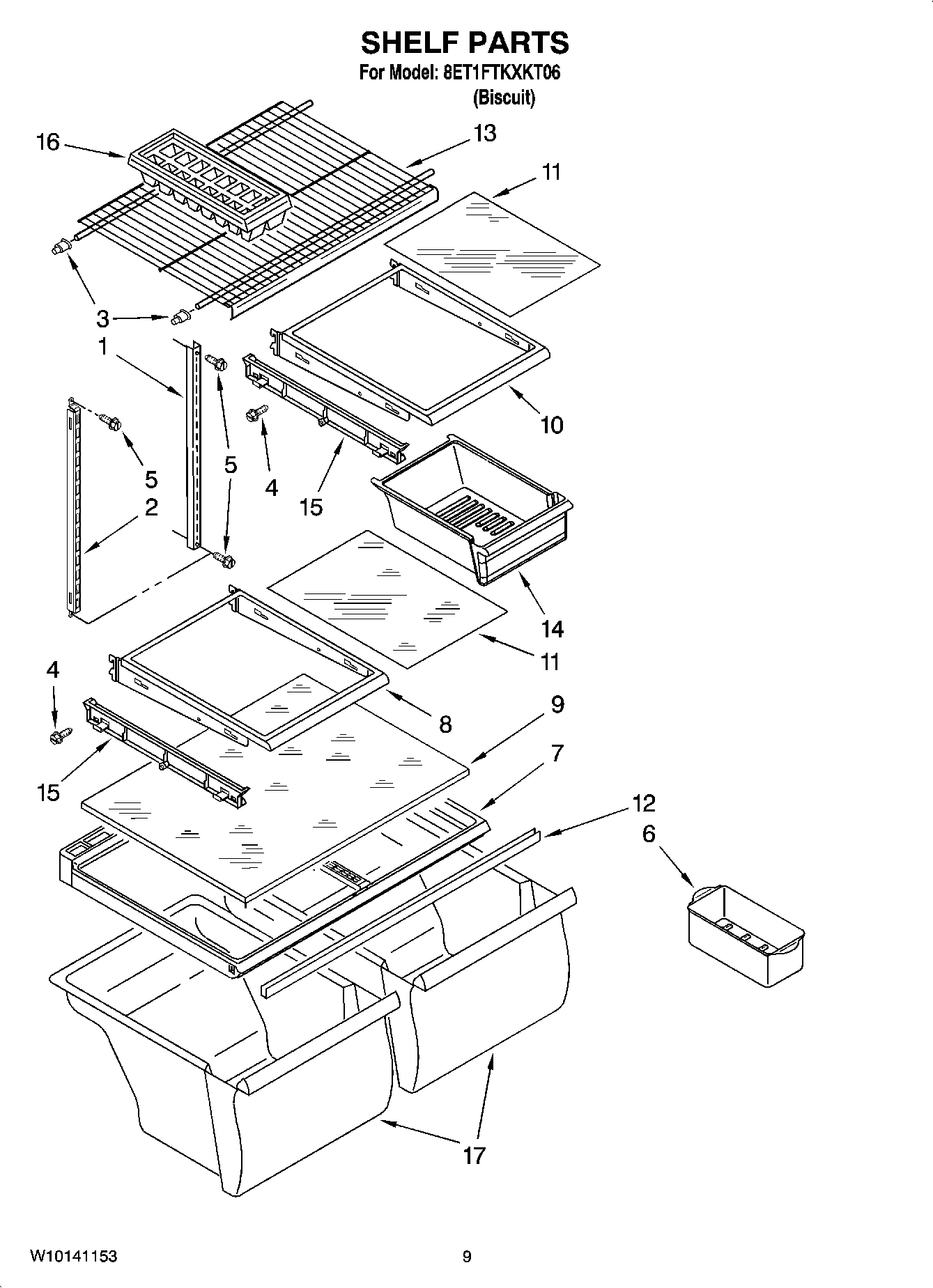 05 - SHELF PARTS, OPTIONAL PARTS