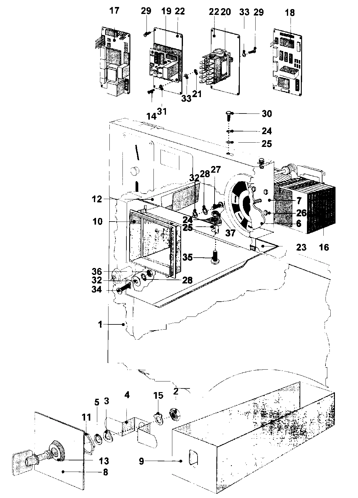 16 - TIMER & COIN METER ASSY. (SERIES 11)