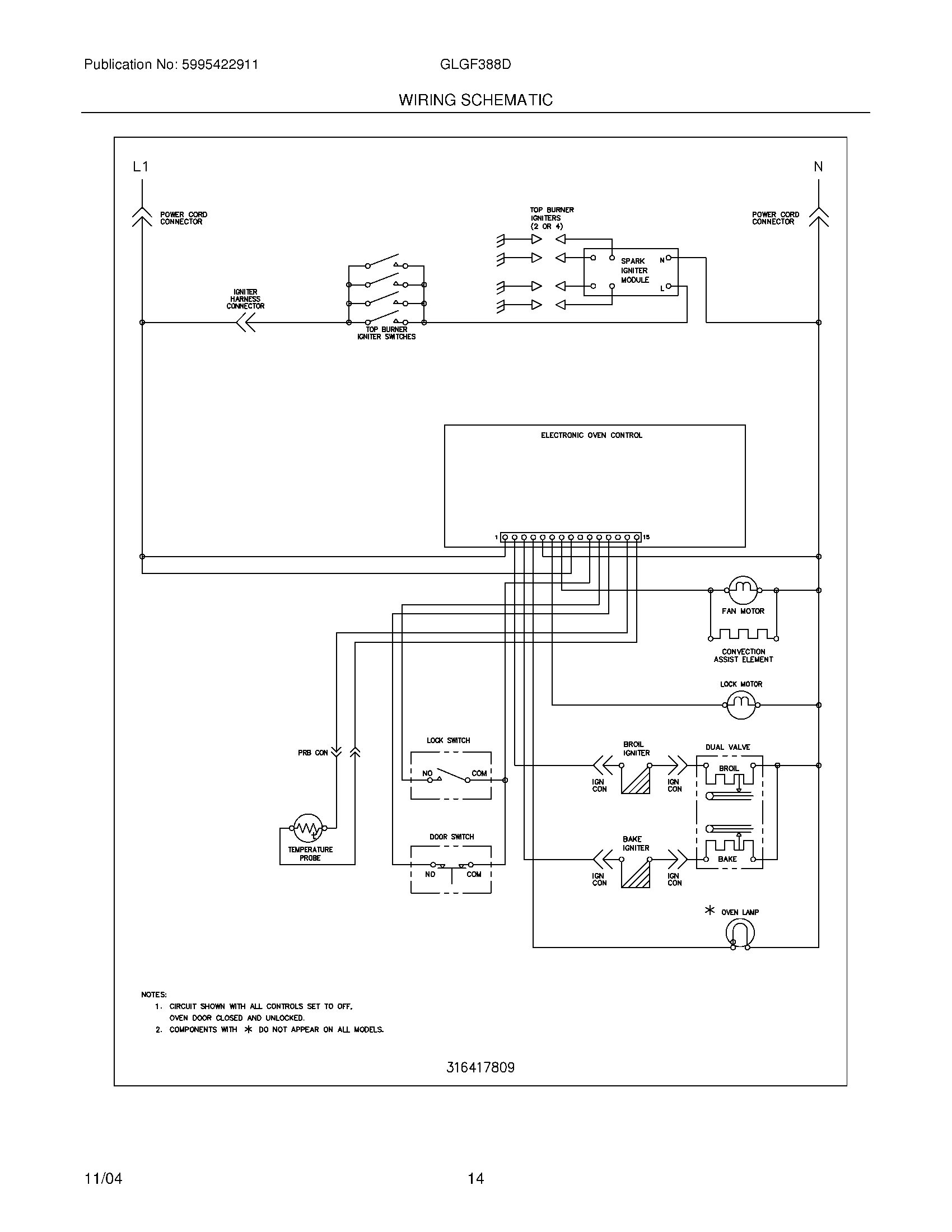 12 - WIRING SCHEMATIC