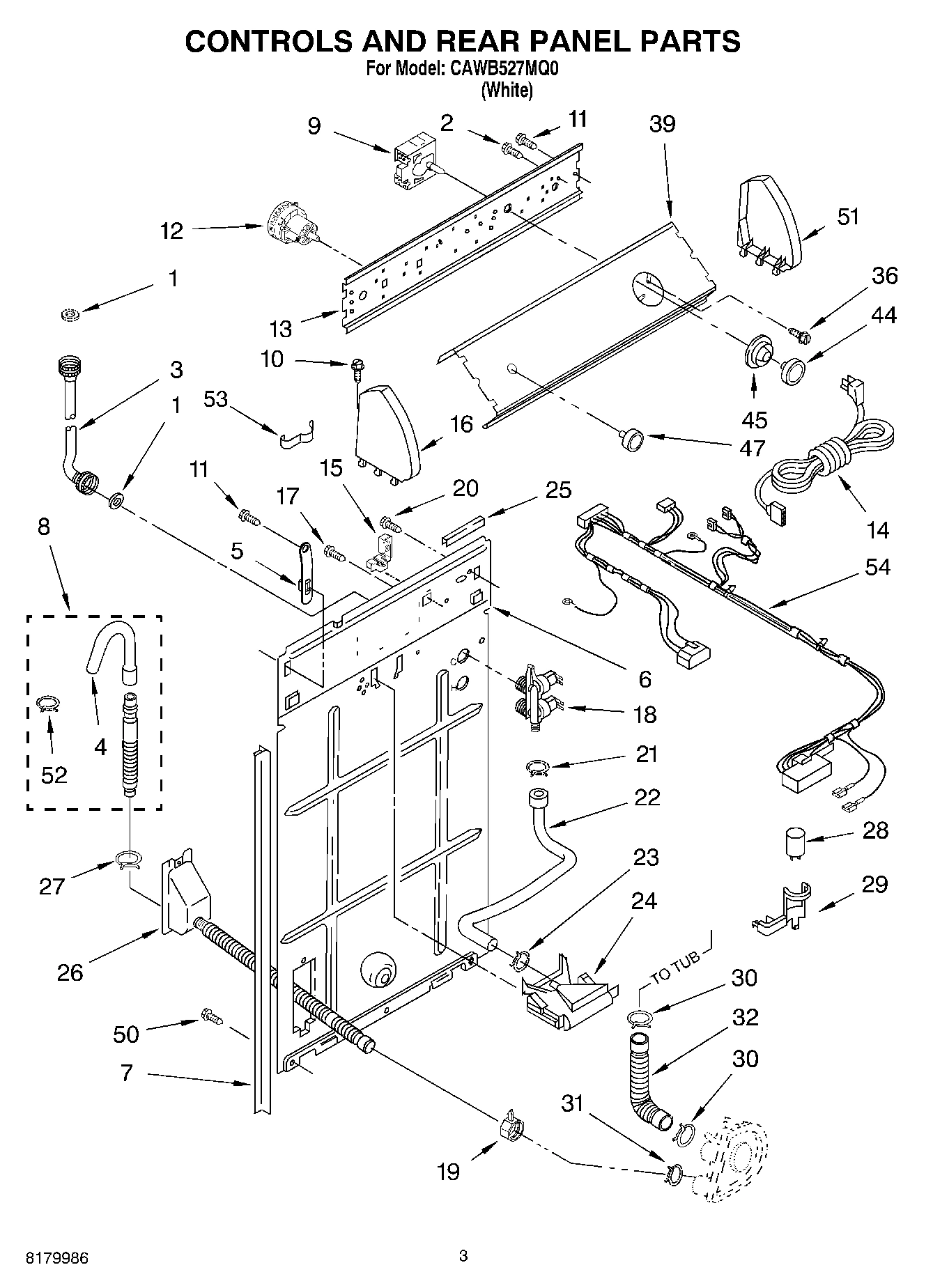 02 - CONTROL AND REAR PANEL PARTS