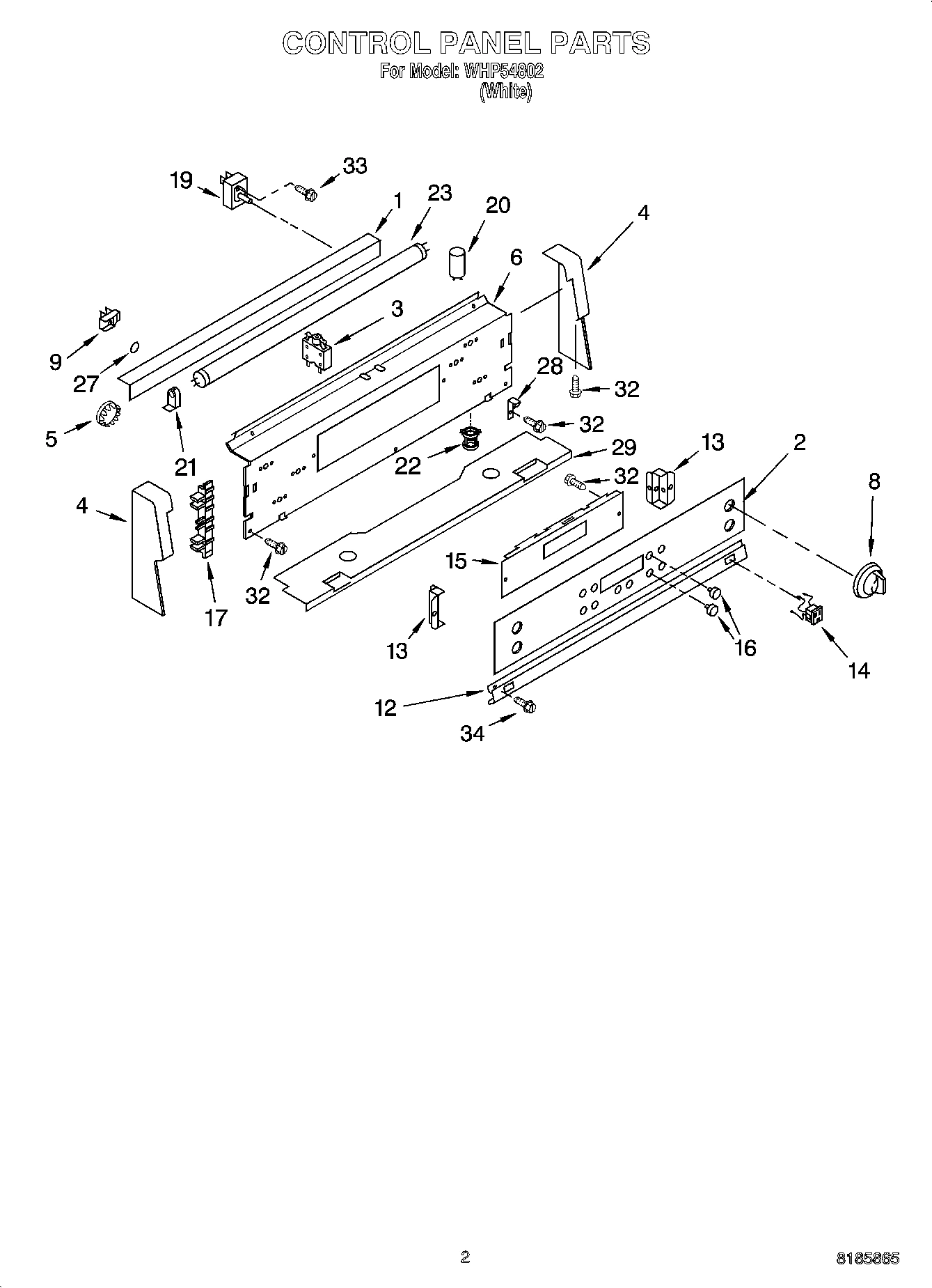02 - CONTROL PANEL PARTS