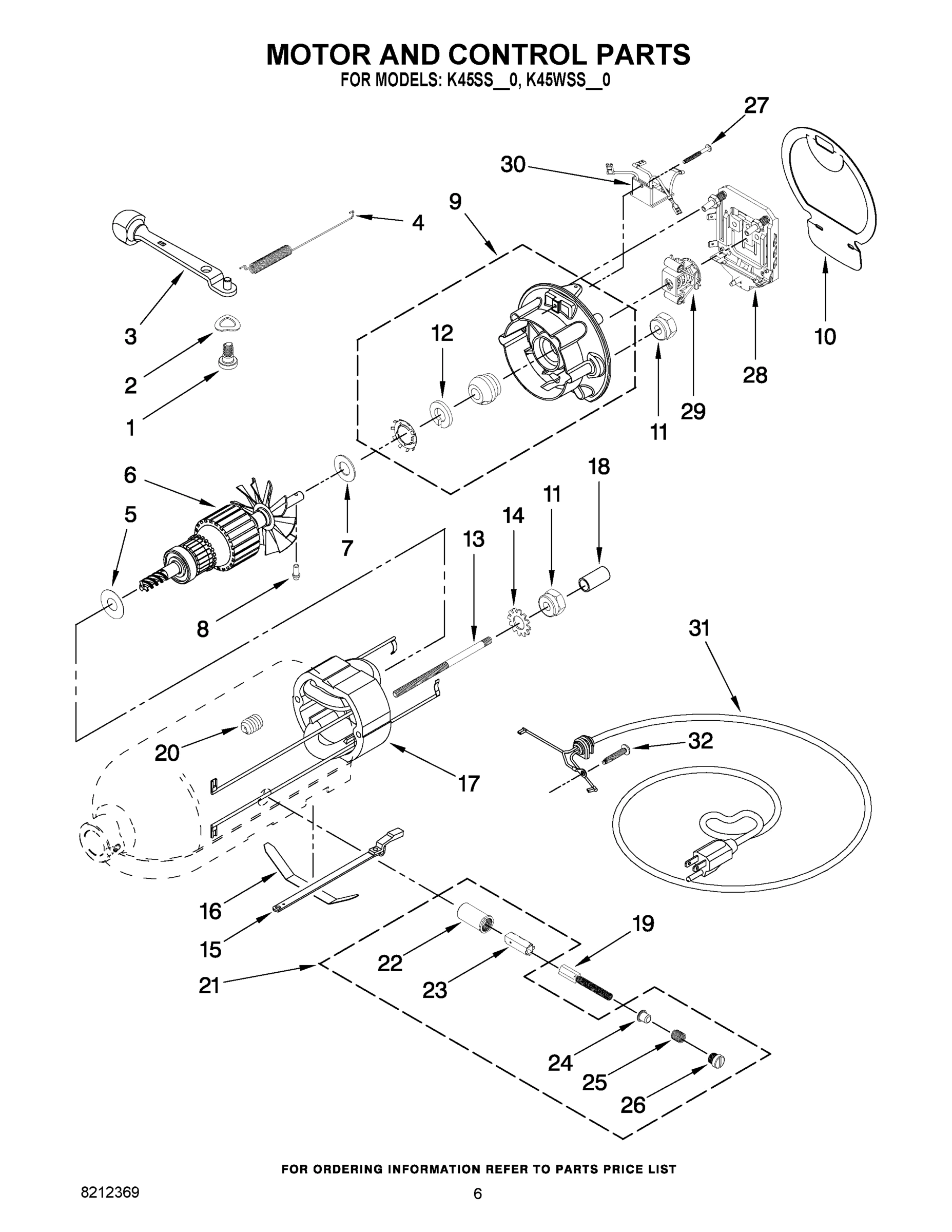 03 - MOTOR AND CONTROL PARTS