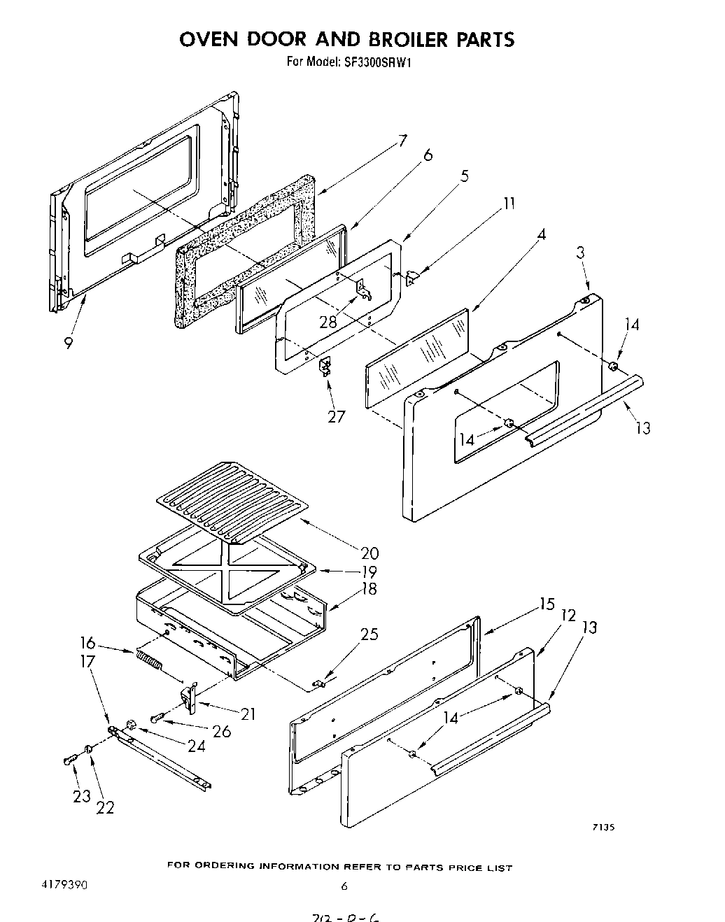 05 - OVEN DOOR AND BROILER