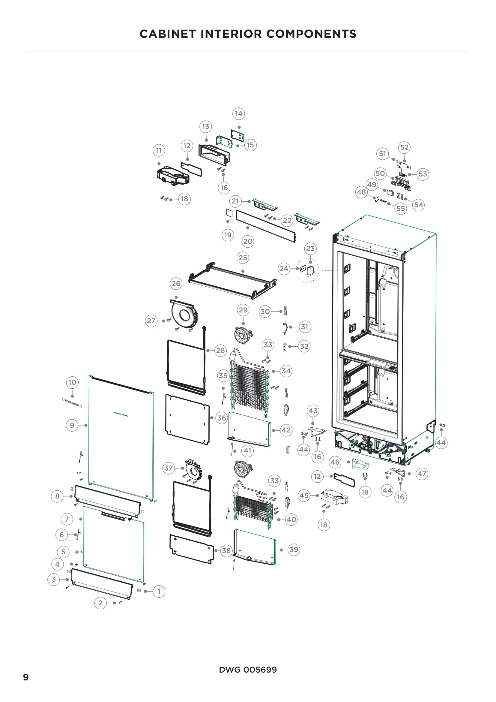 CABINET INTERIOR COMPONENTS
