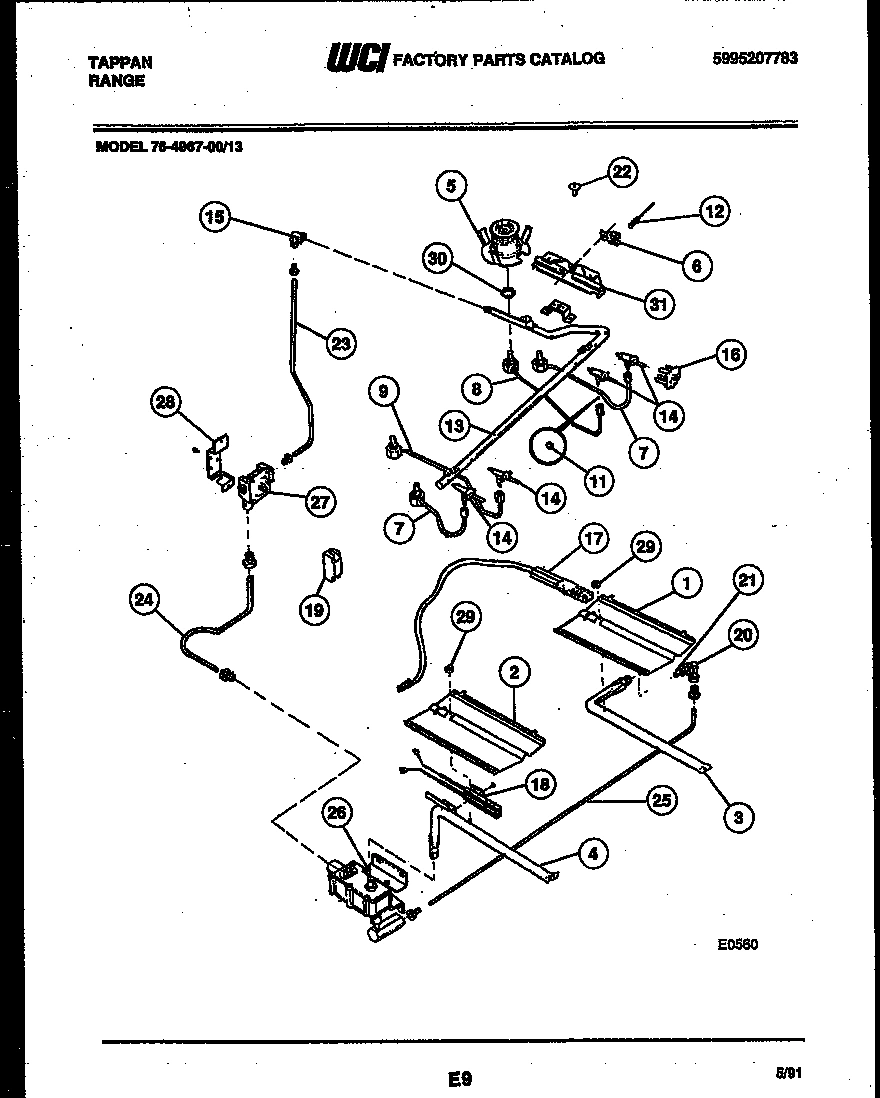 03 - BURNER, MANIFOLD AND GAS CONTROL