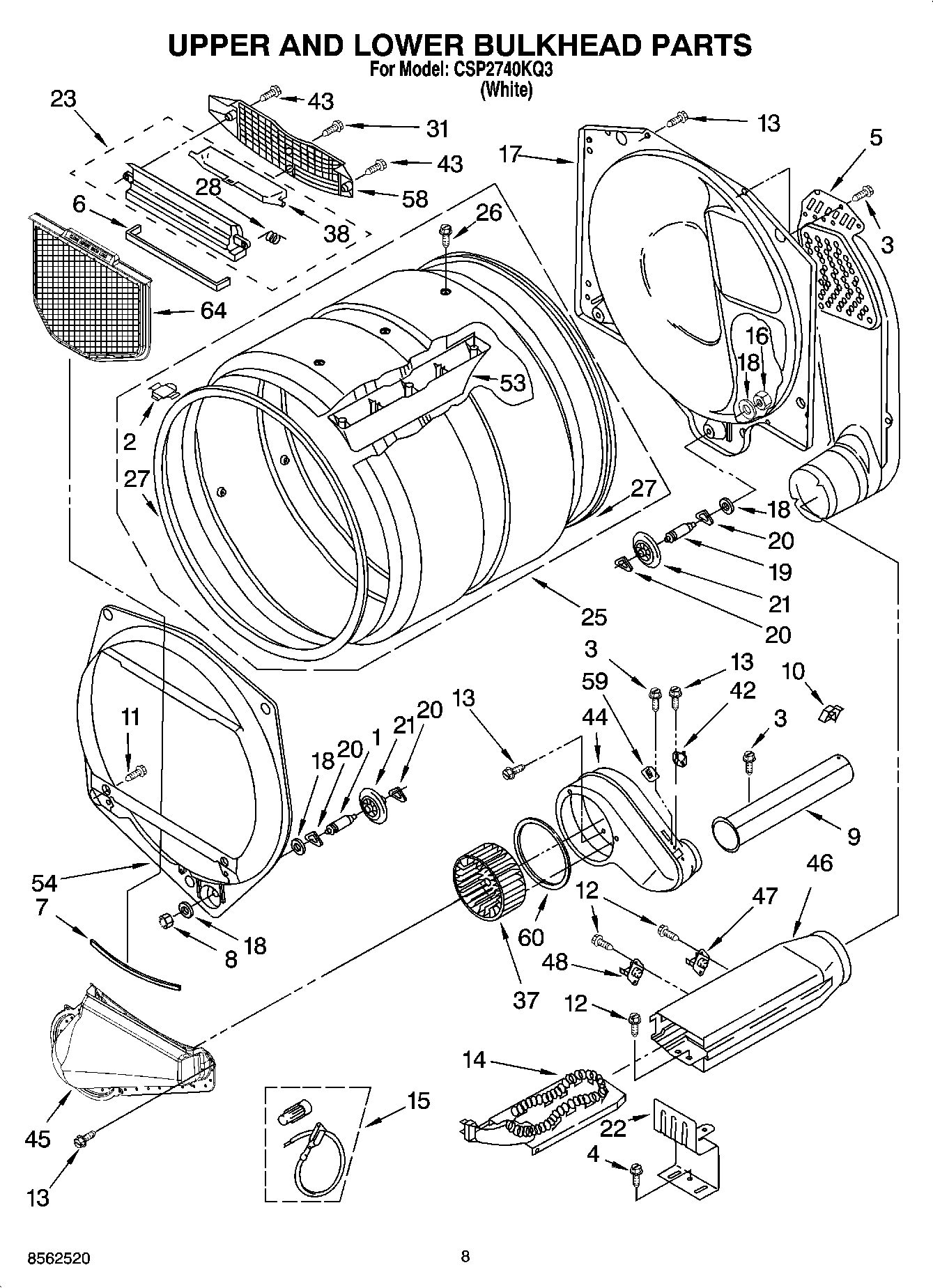 04 - OPTIONAL PARTS (NOT INCLUDED) UPPER AND LOWER BULKHEAD PARTS