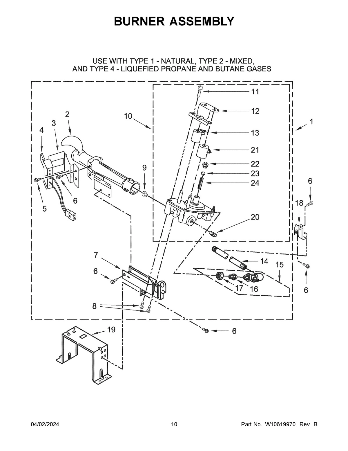 06 - BURNER ASSEMBLY