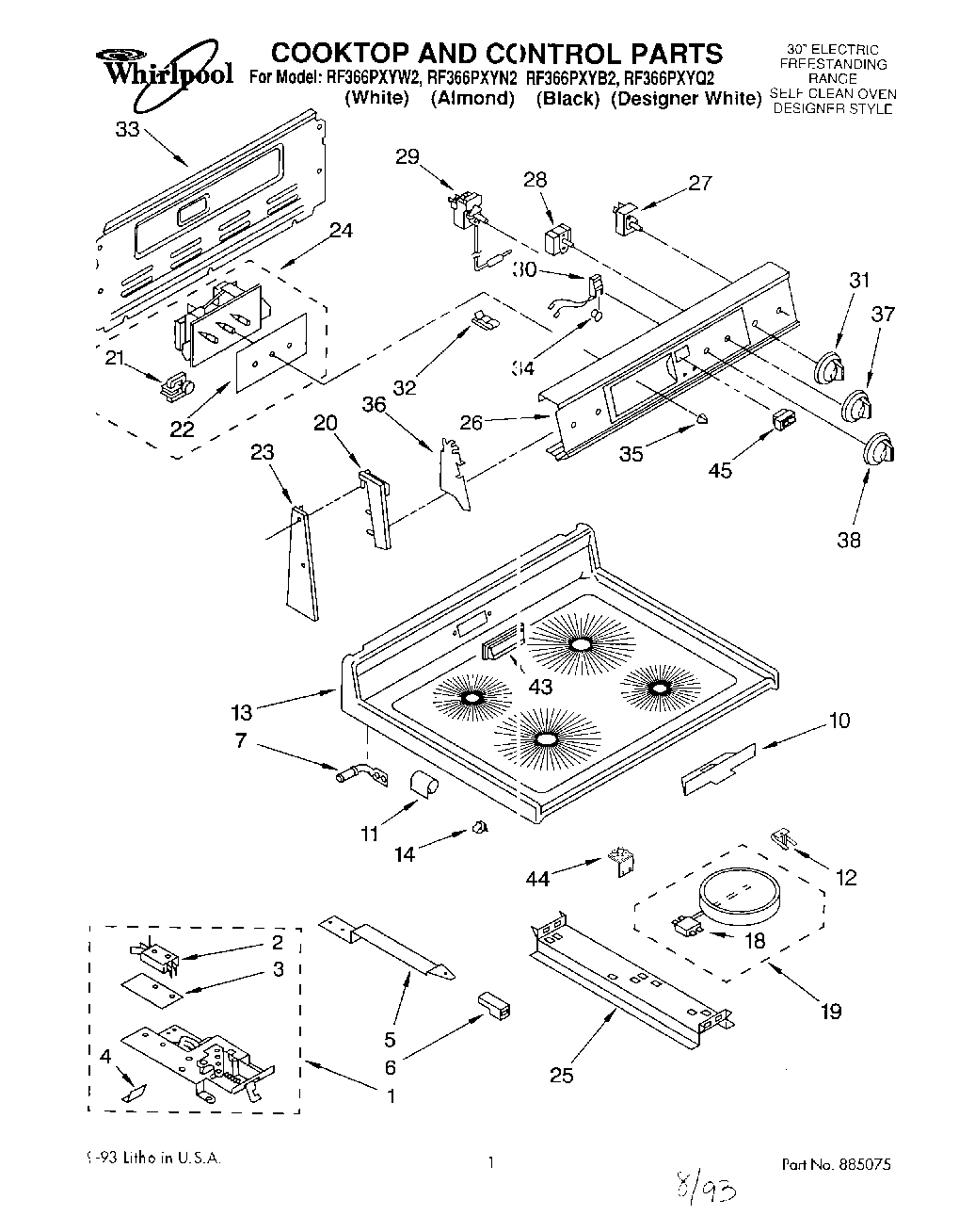 01 - COOKTOP AND CONTROL