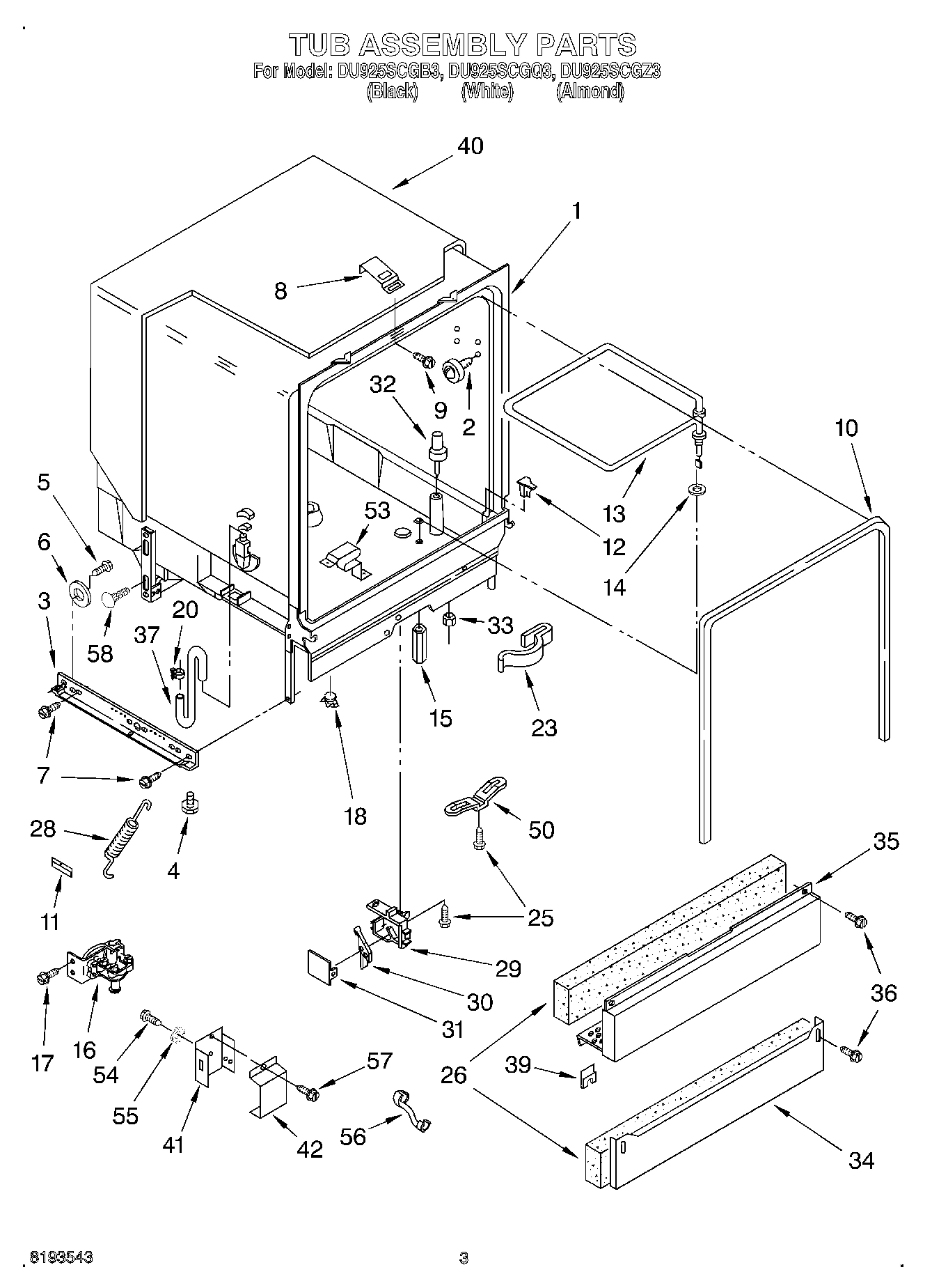 03 - TUB ASSEMBLY