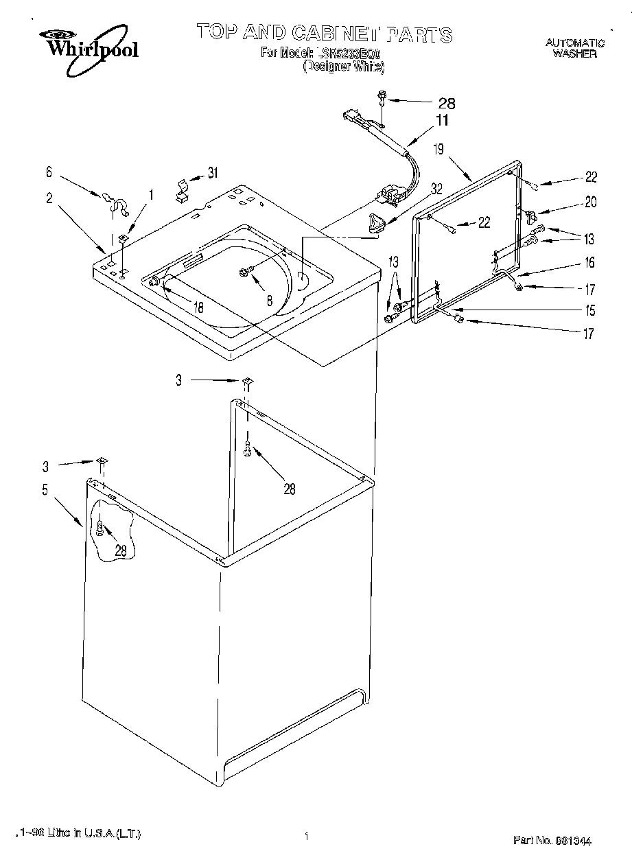 01 - TOP AND CABINET