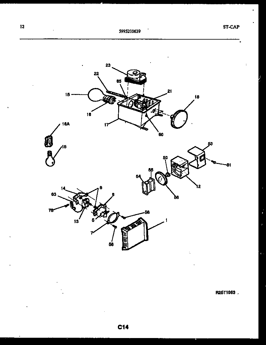 07 - REFRIGERATOR CONTROL ASSEMBLY, DAMP