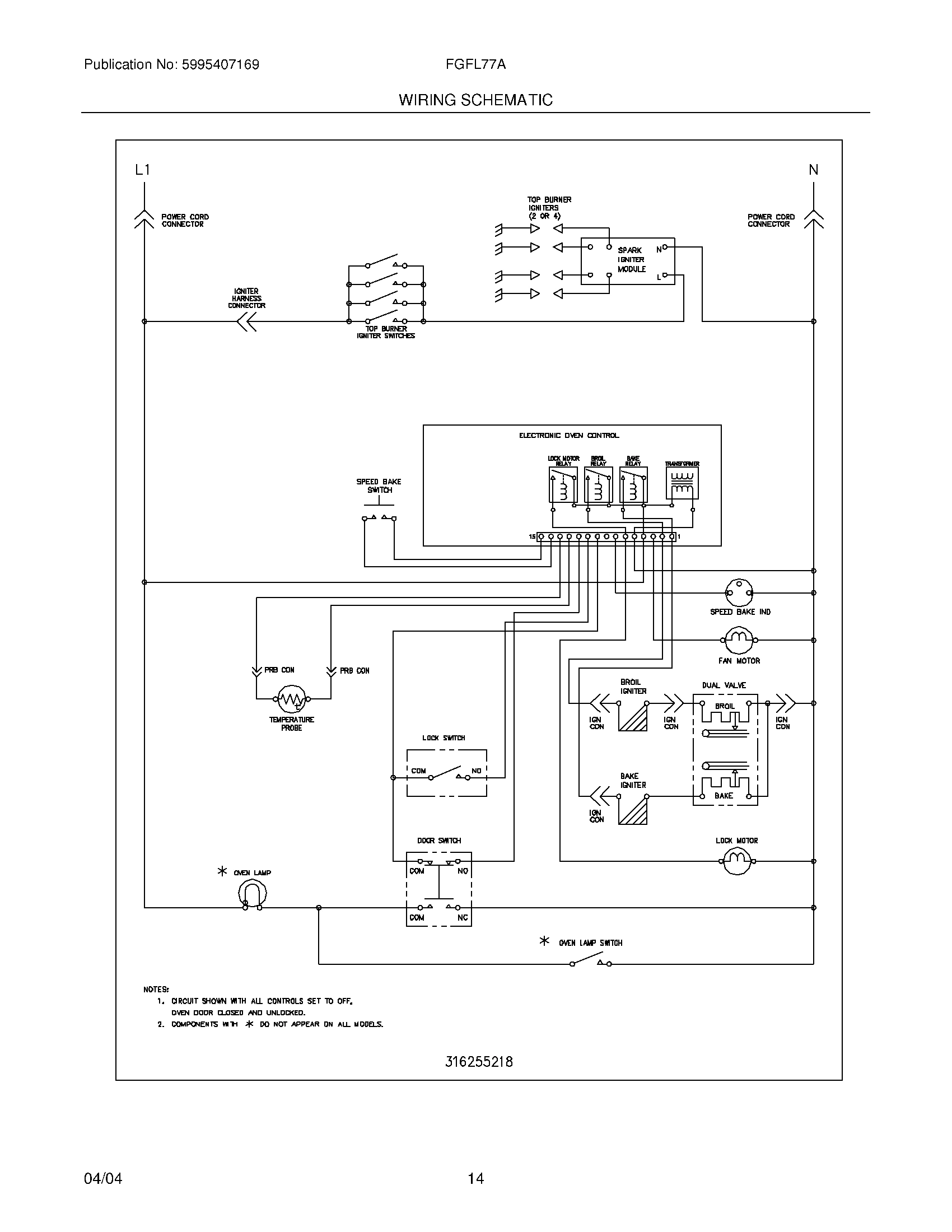 12 - WIRING SCHEMATIC
