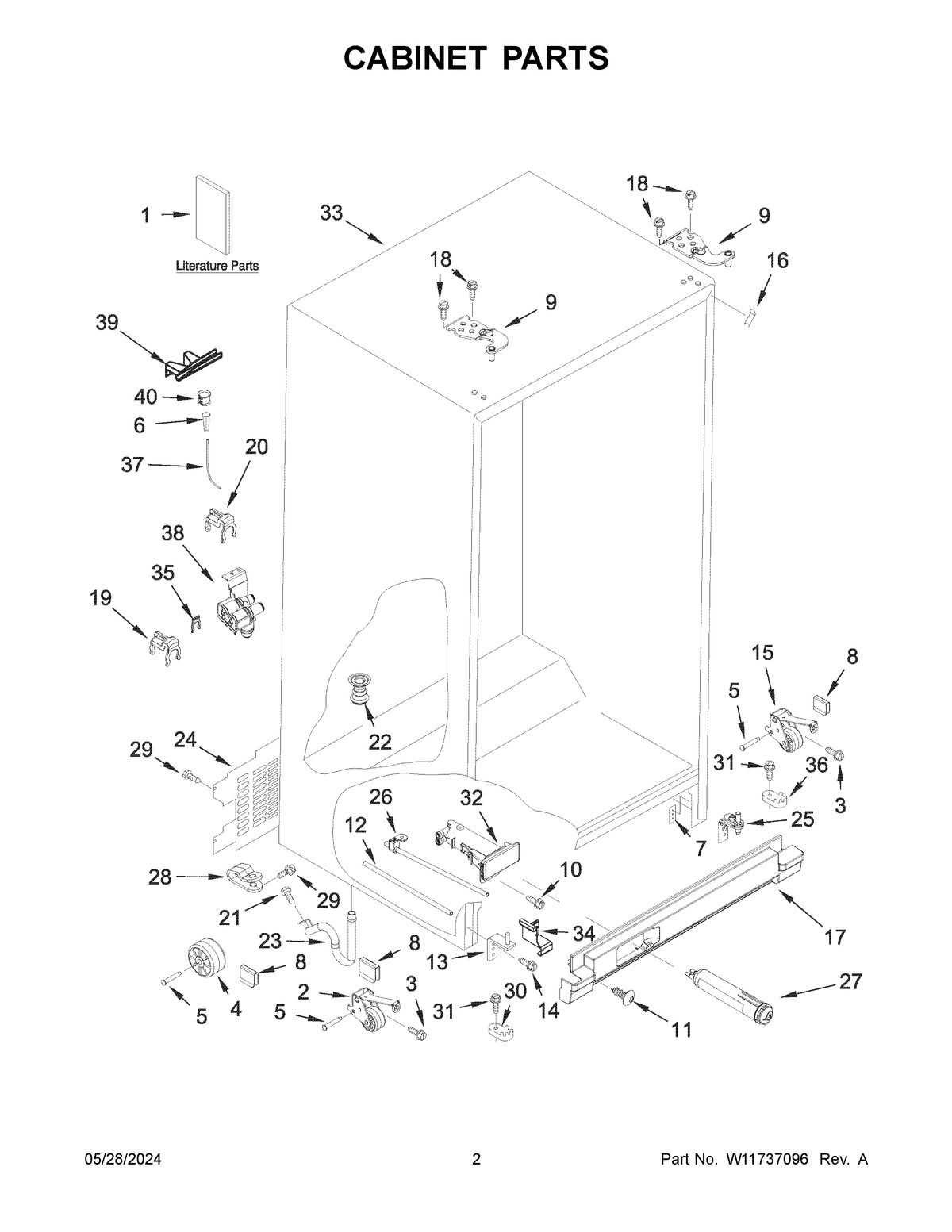 02 - CABINET PARTS