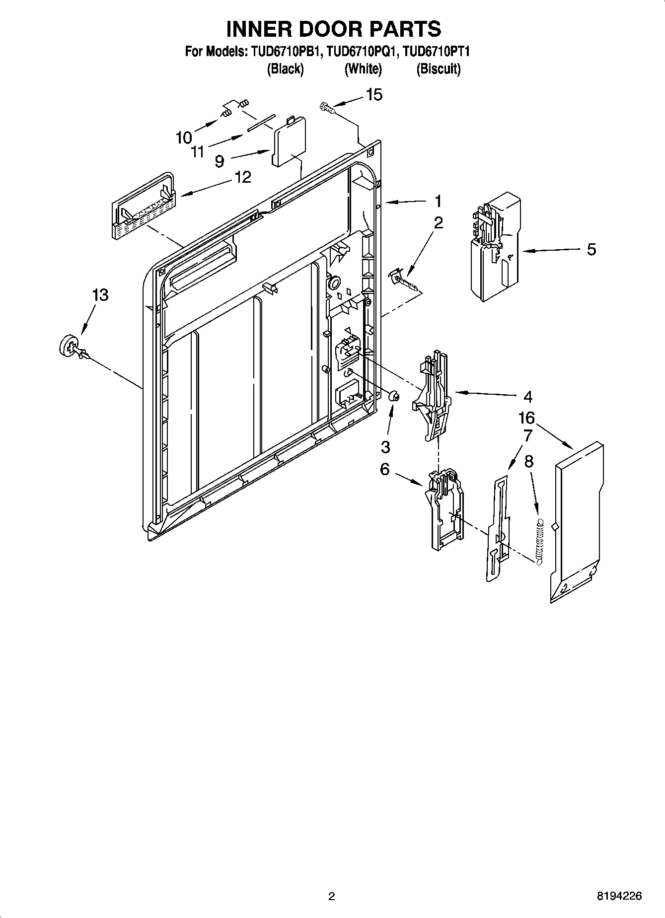 02 - INNER DOOR PARTS