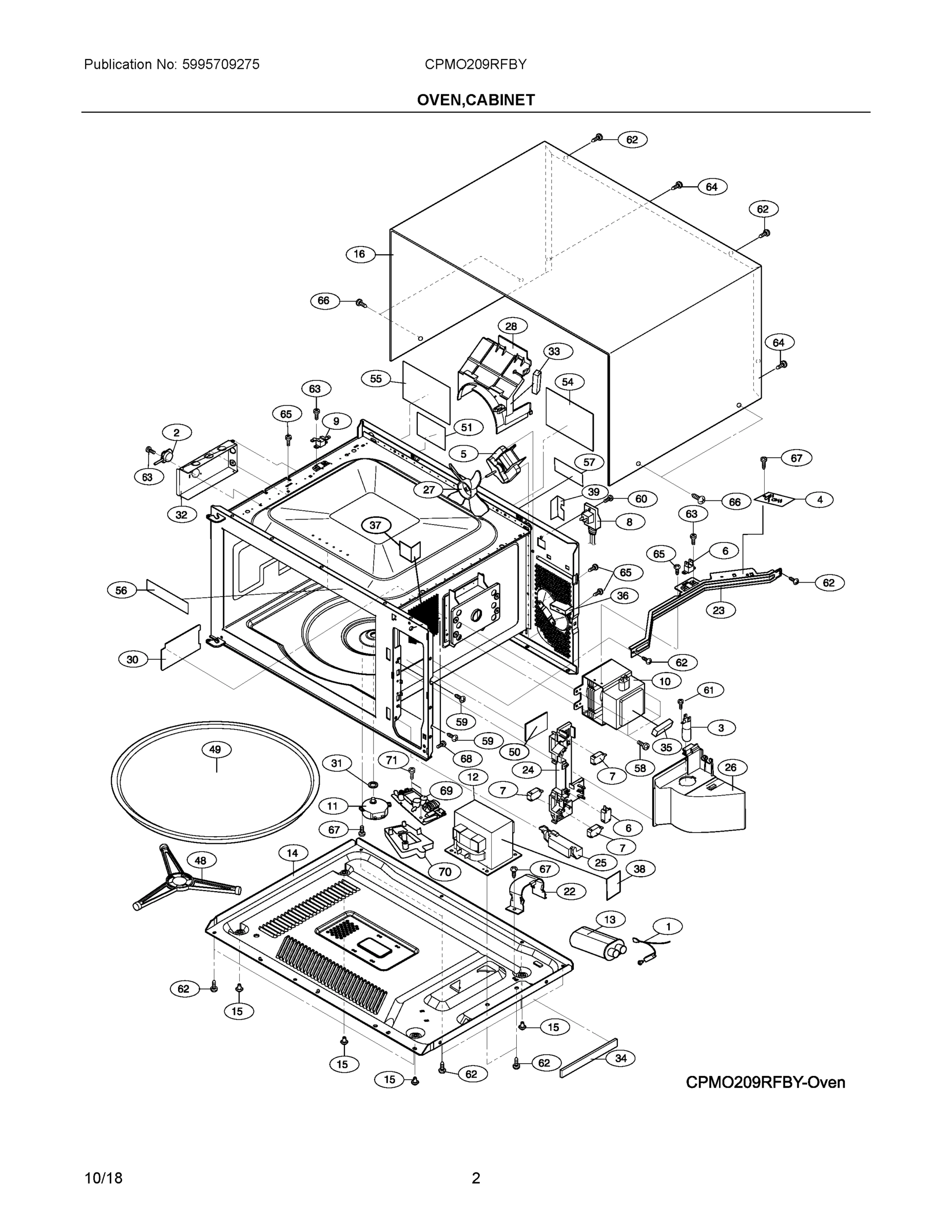 02 - OVEN,CABINET