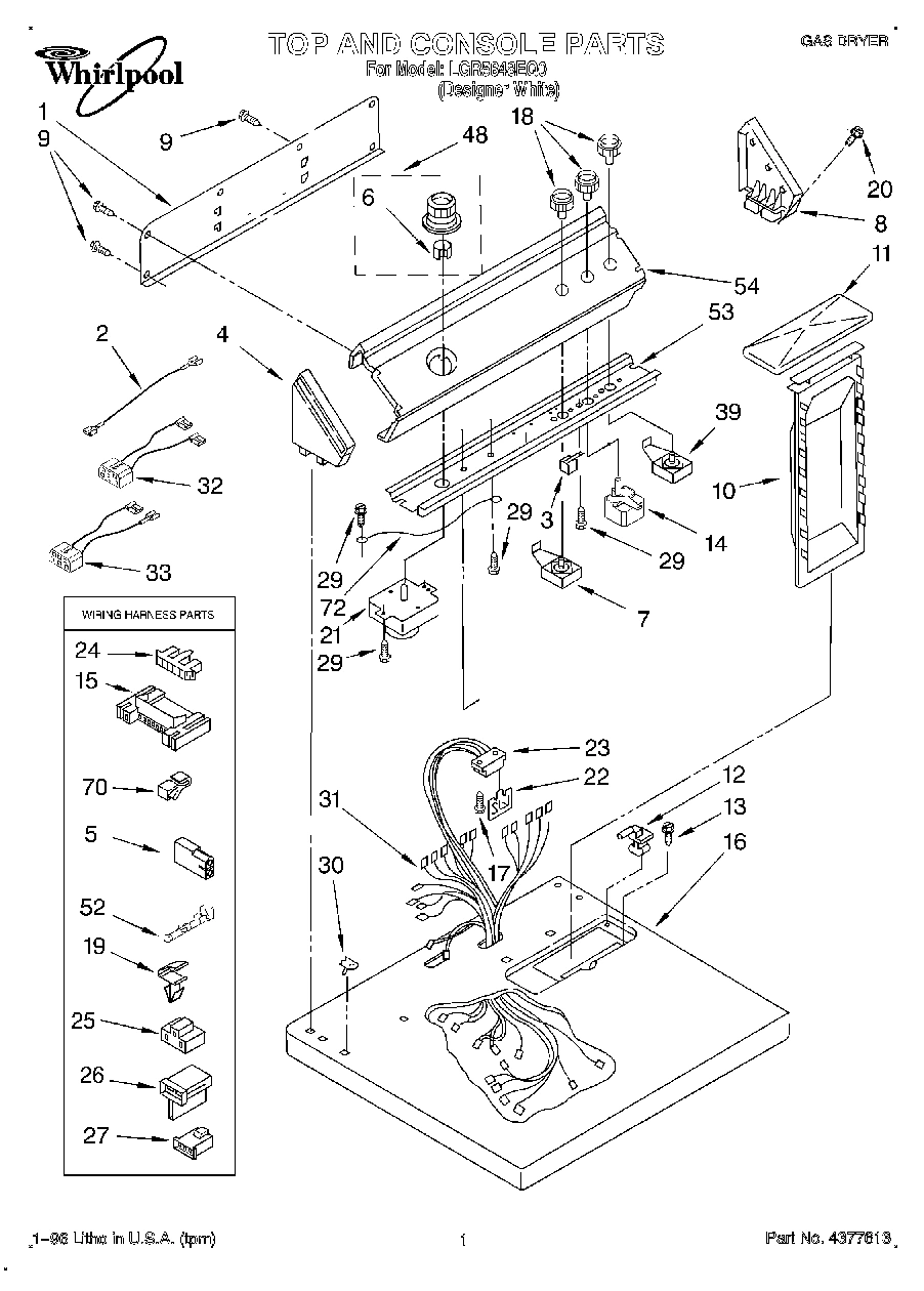 01 - TOP AND CONSOLE, LIT/OPTIONAL