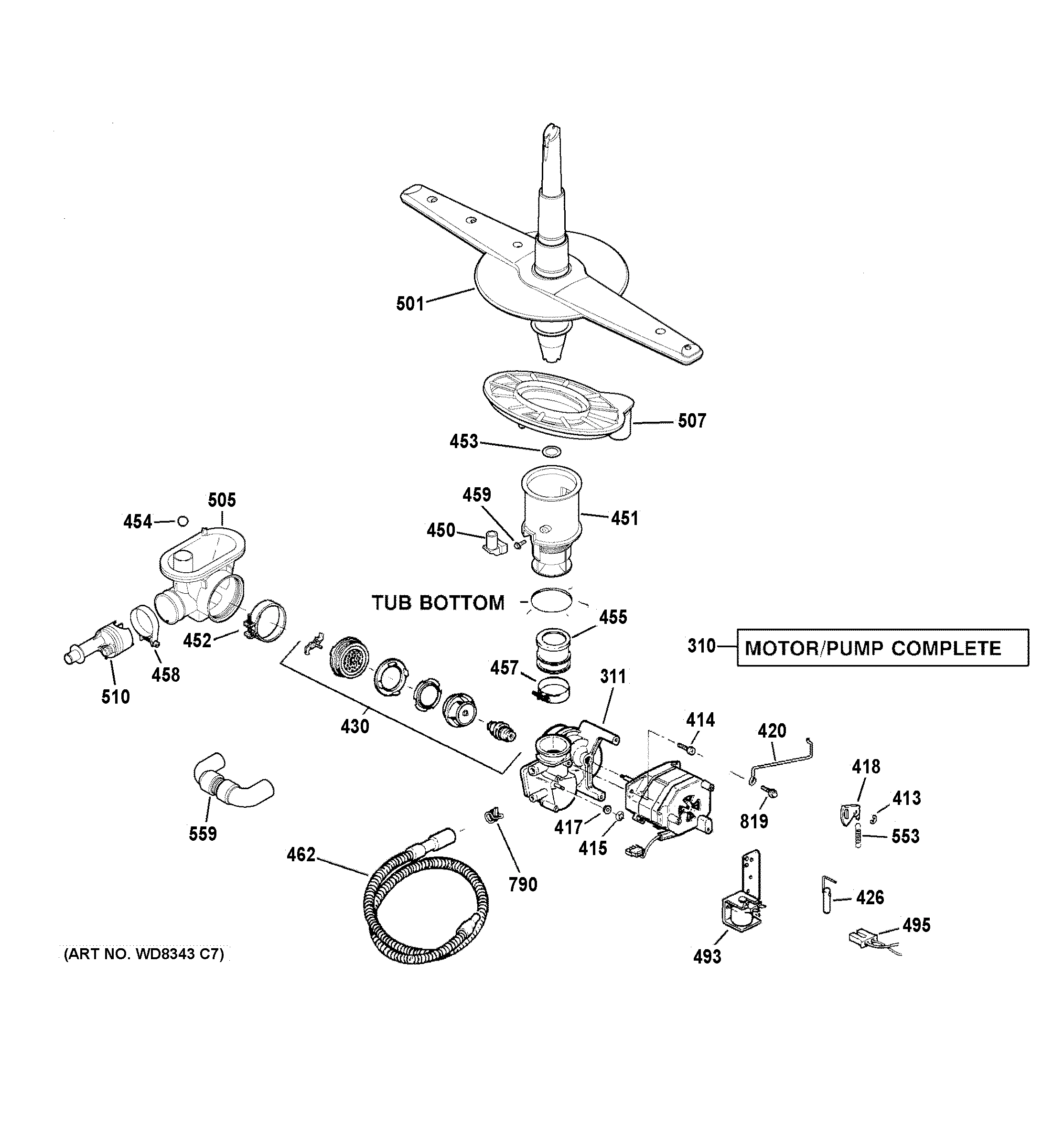 MOTOR-PUMP MECHANISM