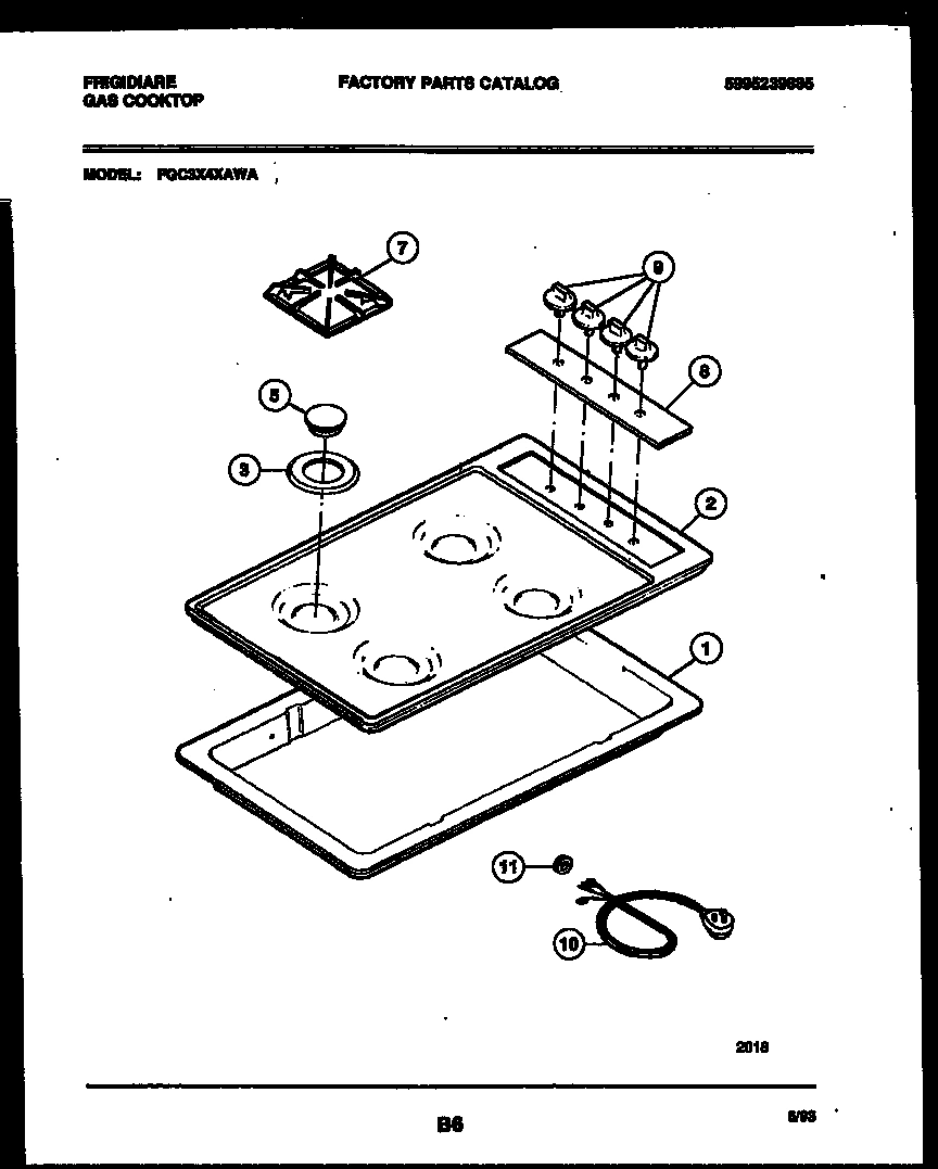 02 - COOKTOP PARTS