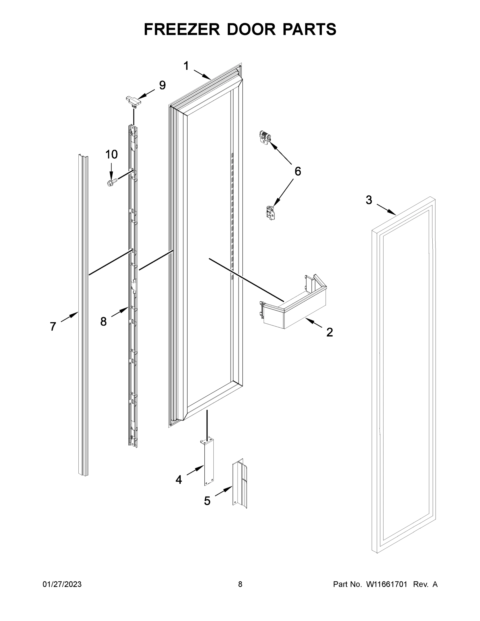 05 - FREEZER DOOR PARTS