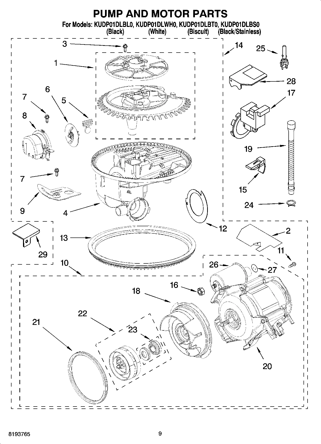 08 - PUMP AND MOTOR PARTS