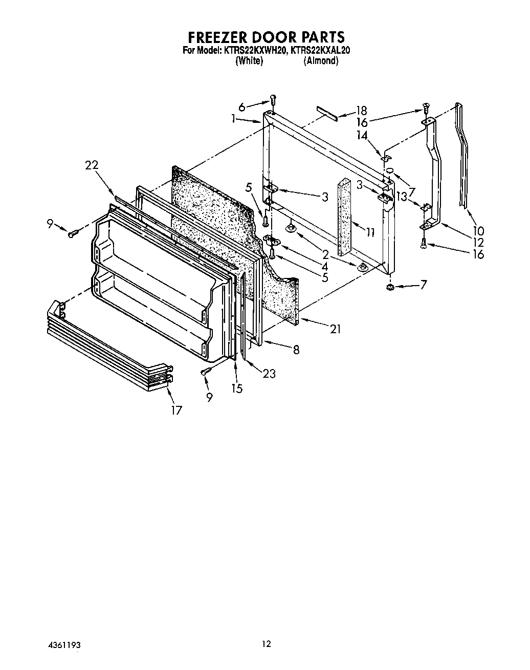 08 - FREEZER DOOR