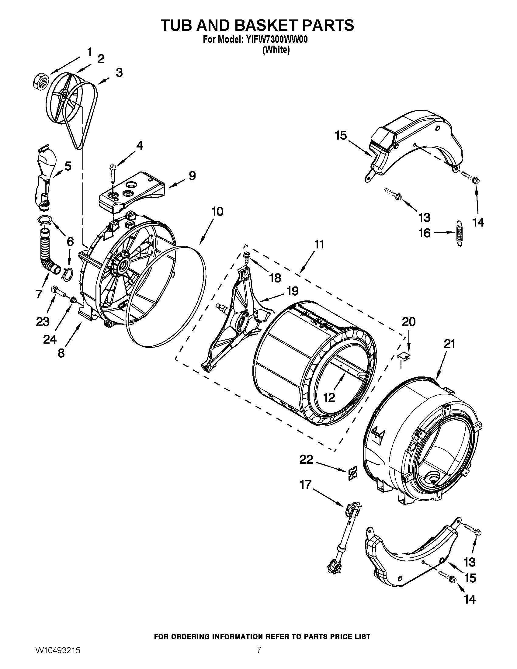 06 - TUB AND BASKET PARTS