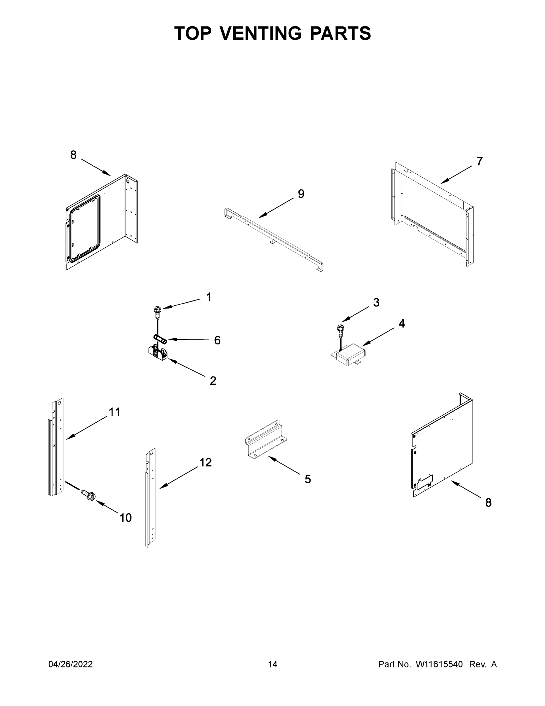 08 - TOP VENTING PARTS