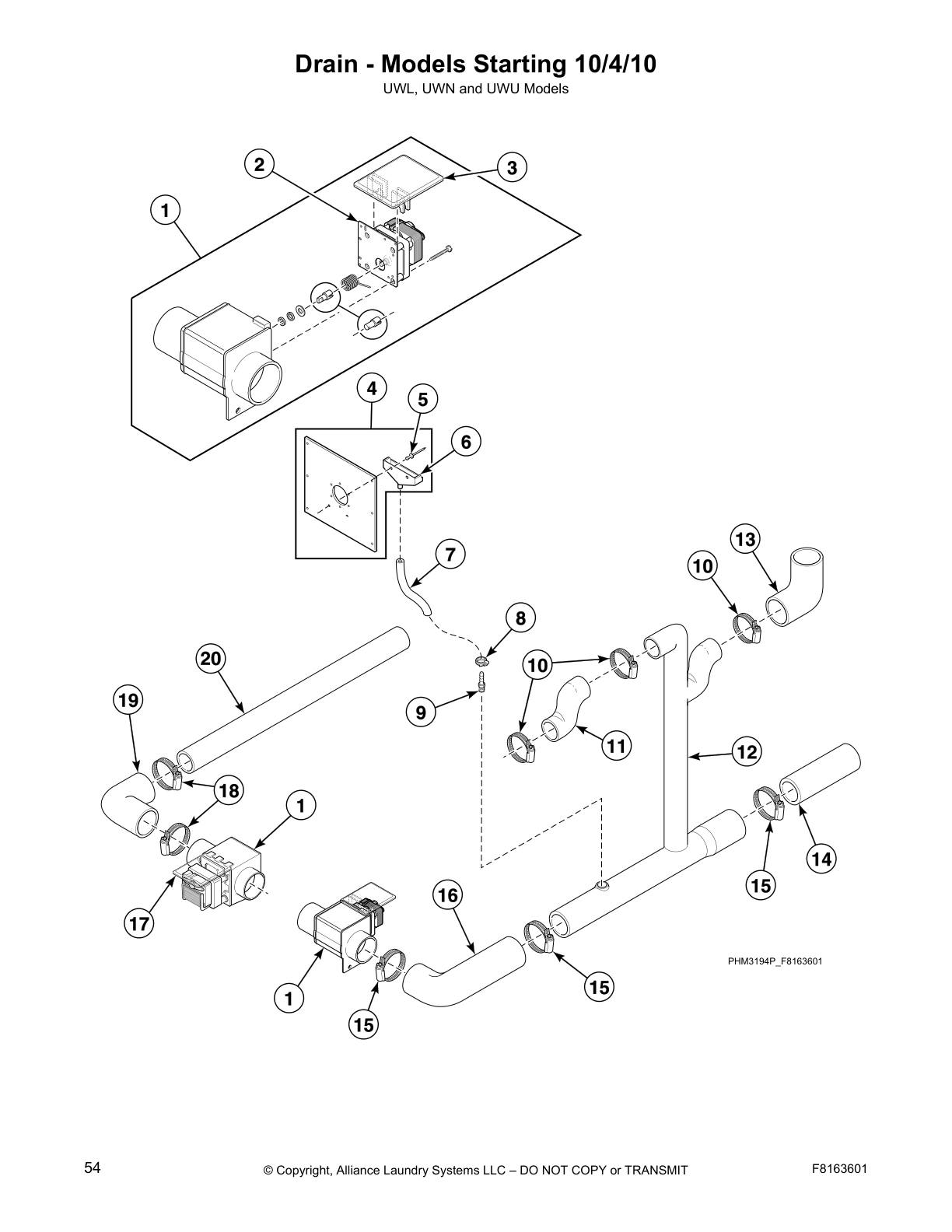 Drain - Models Starting 10/4/10