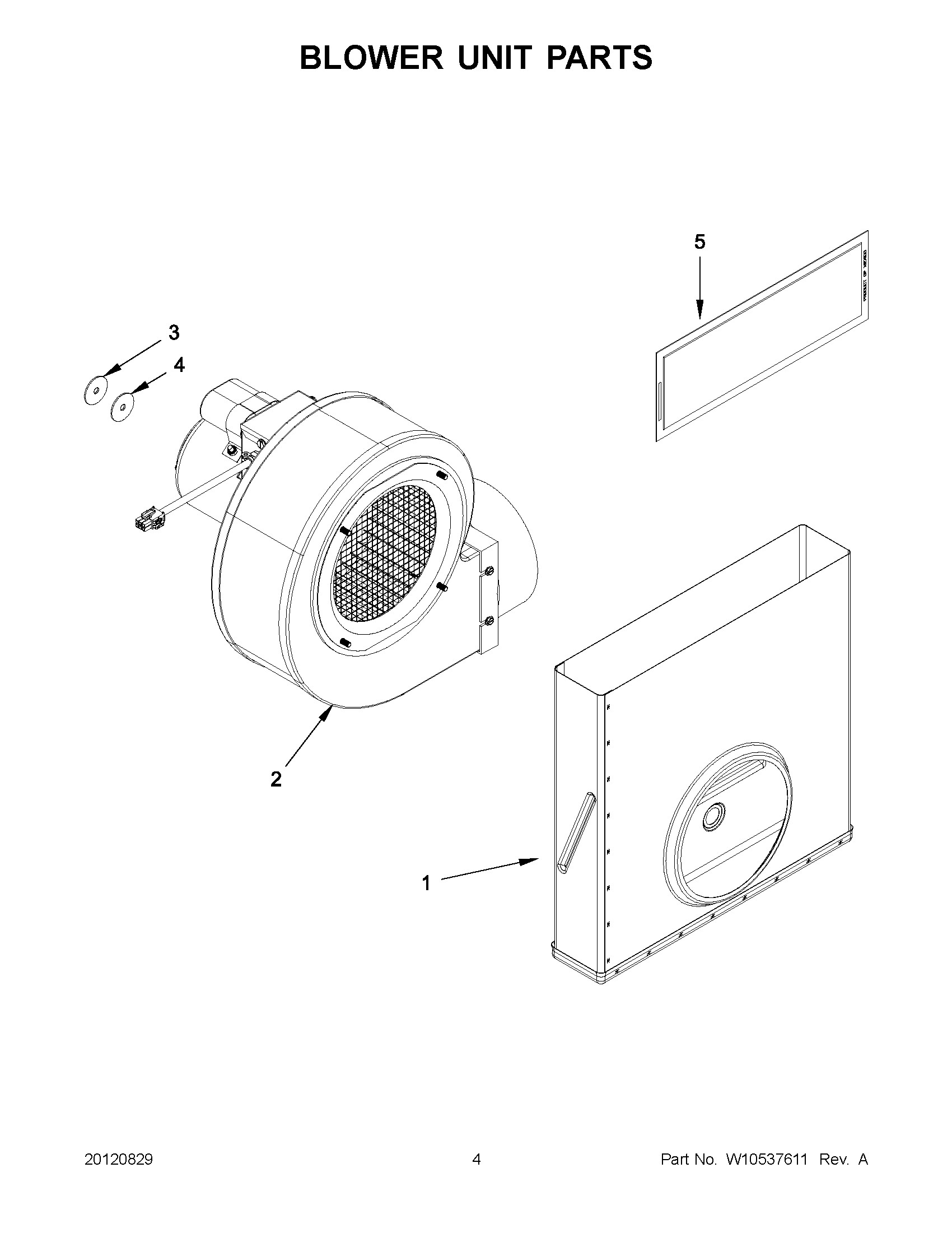 02 - BLOWER UNIT PARTS