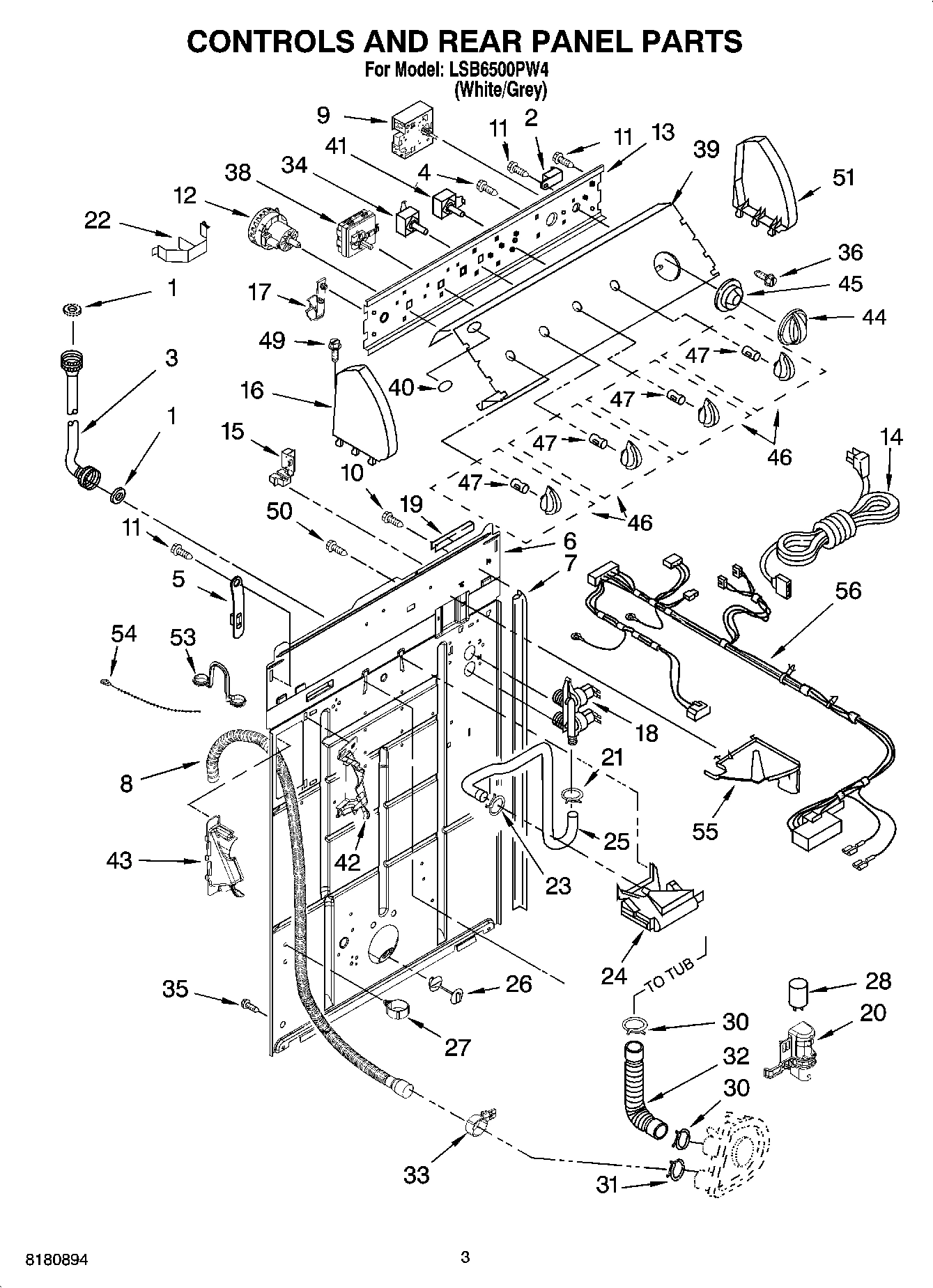 02 - CONTROLS AND REAR PANEL PARTS