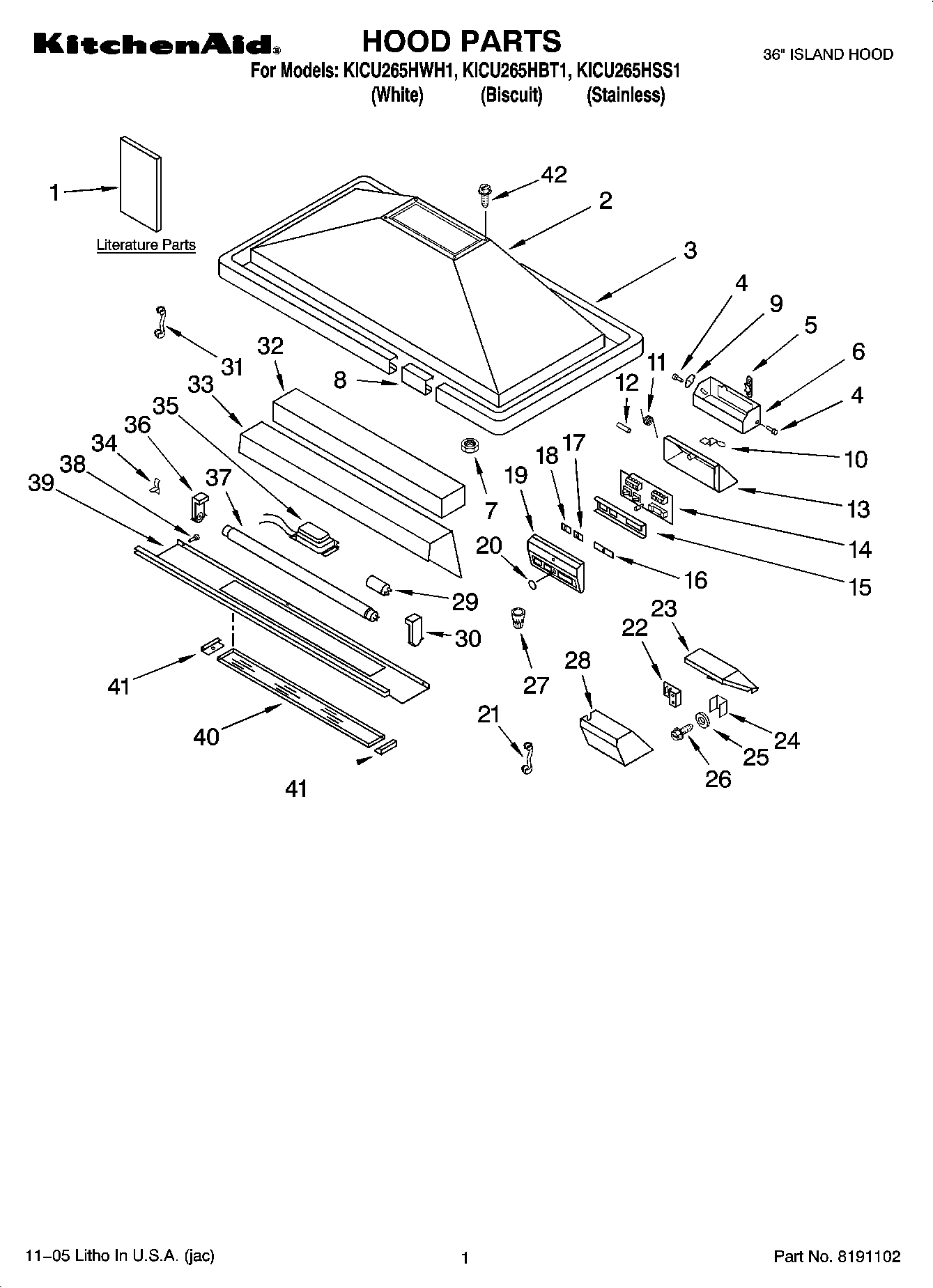 01 - HOOD PARTS