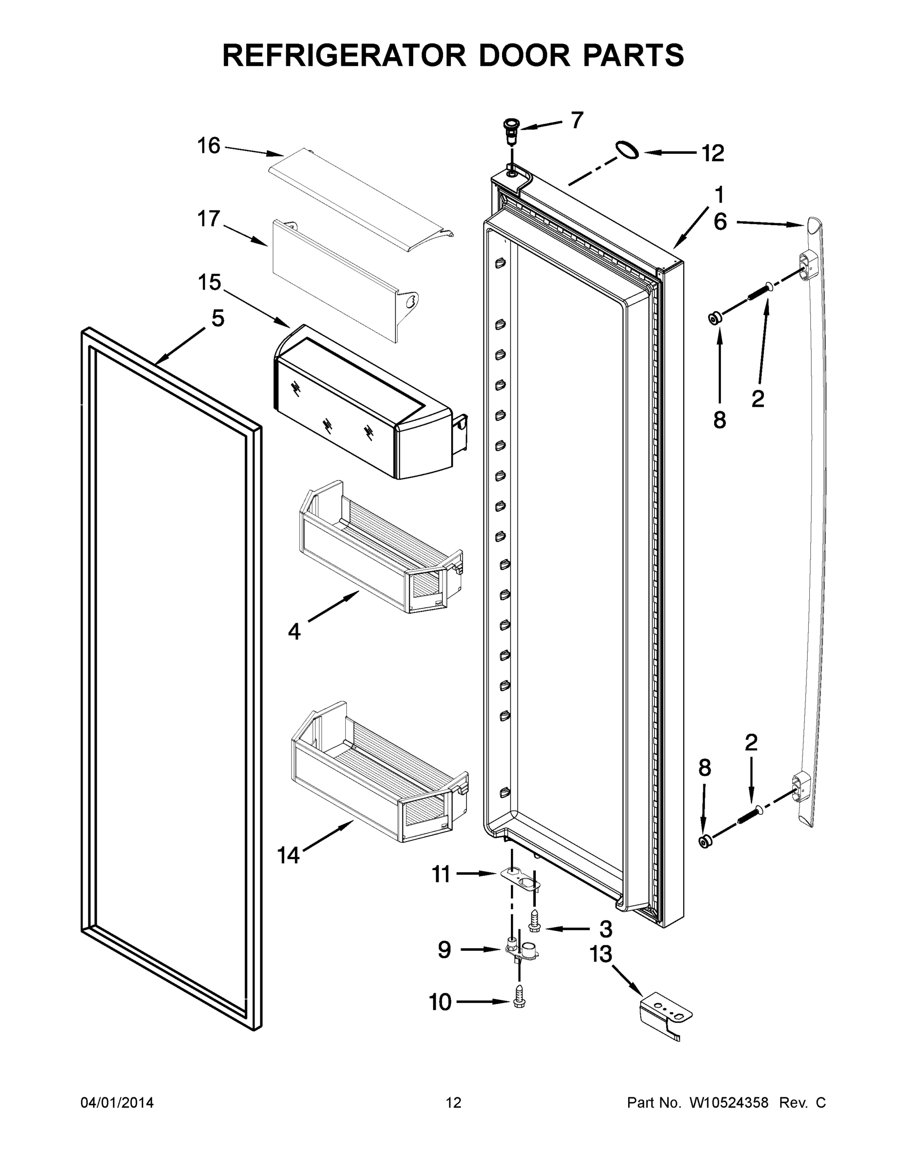 07 - REFRIGERATOR DOOR PARTS