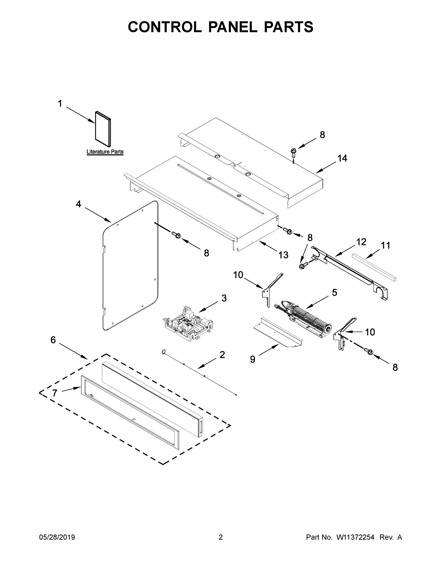 02 - CONTROL PANEL PARTS