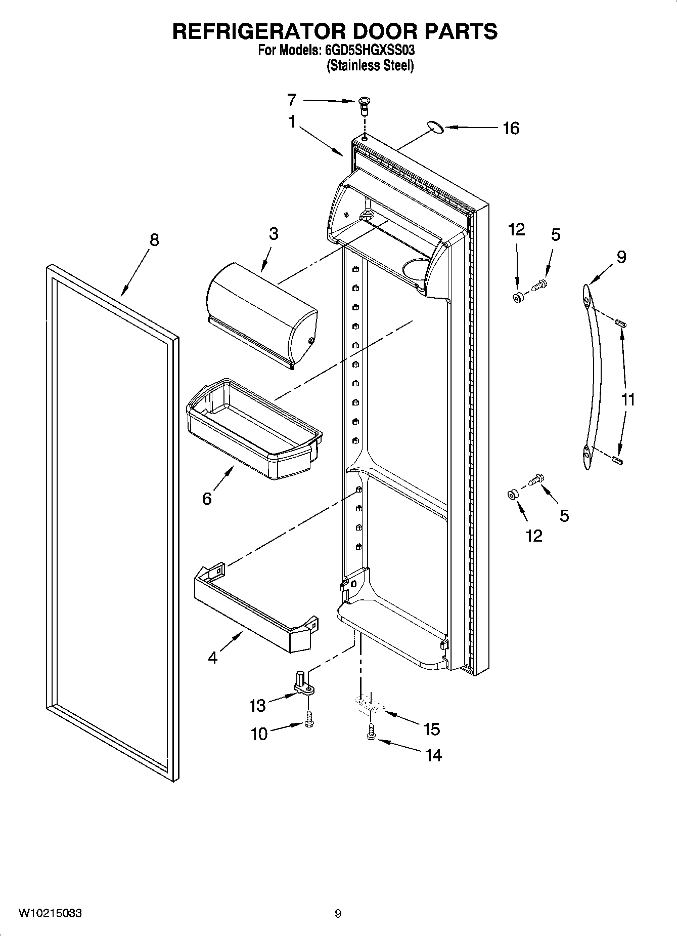 06 - REFRIGERATOR DOOR PARTS