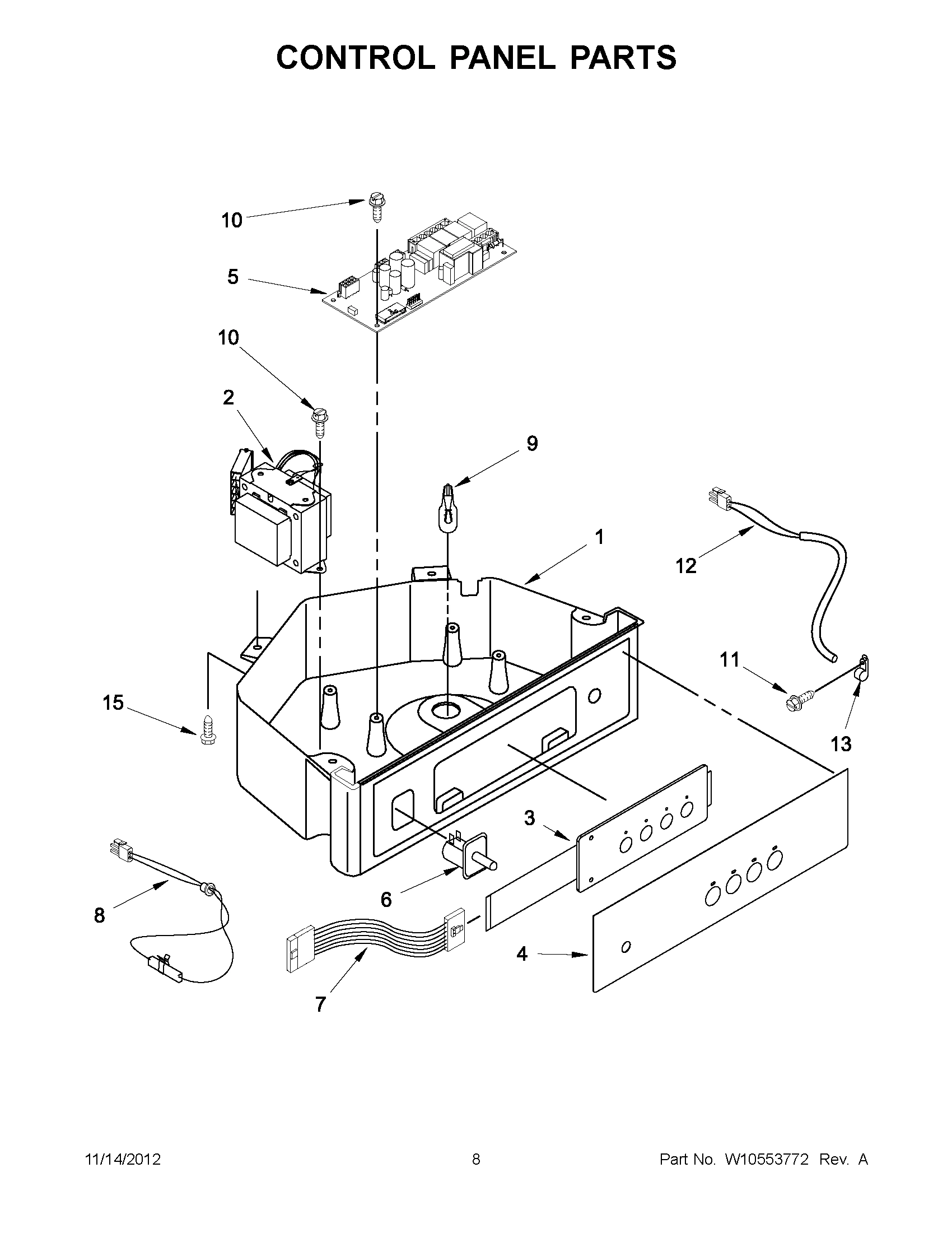 04 - CONTROL PANEL PARTS