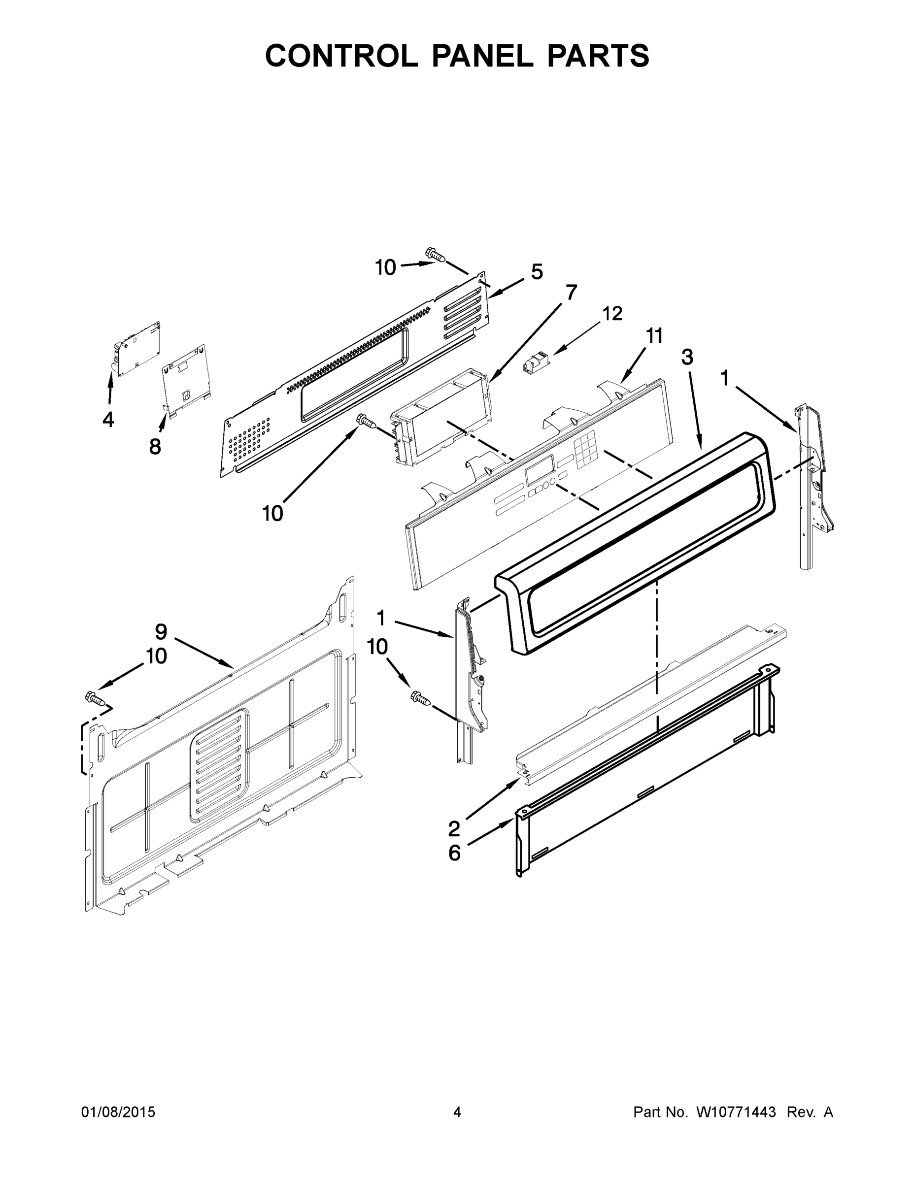 03 - CONTROL PANEL PARTS