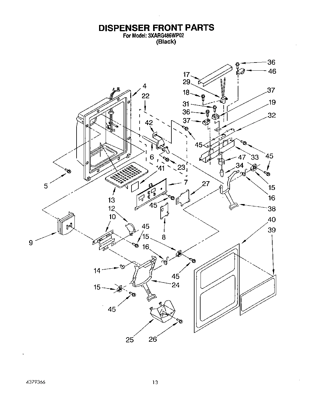 08 - DISPENSER FRONT