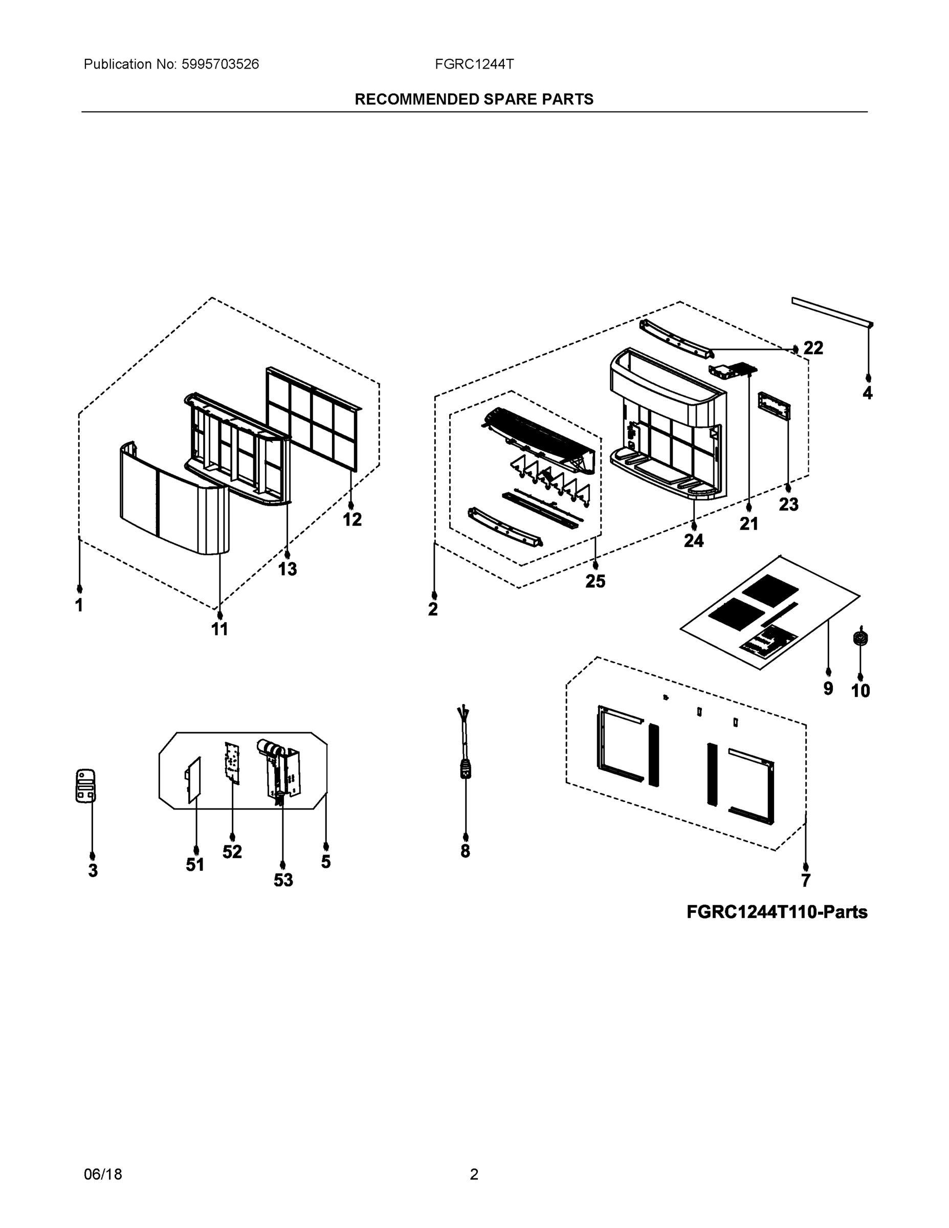 02 - RECOMMENDED SPARE PARTS