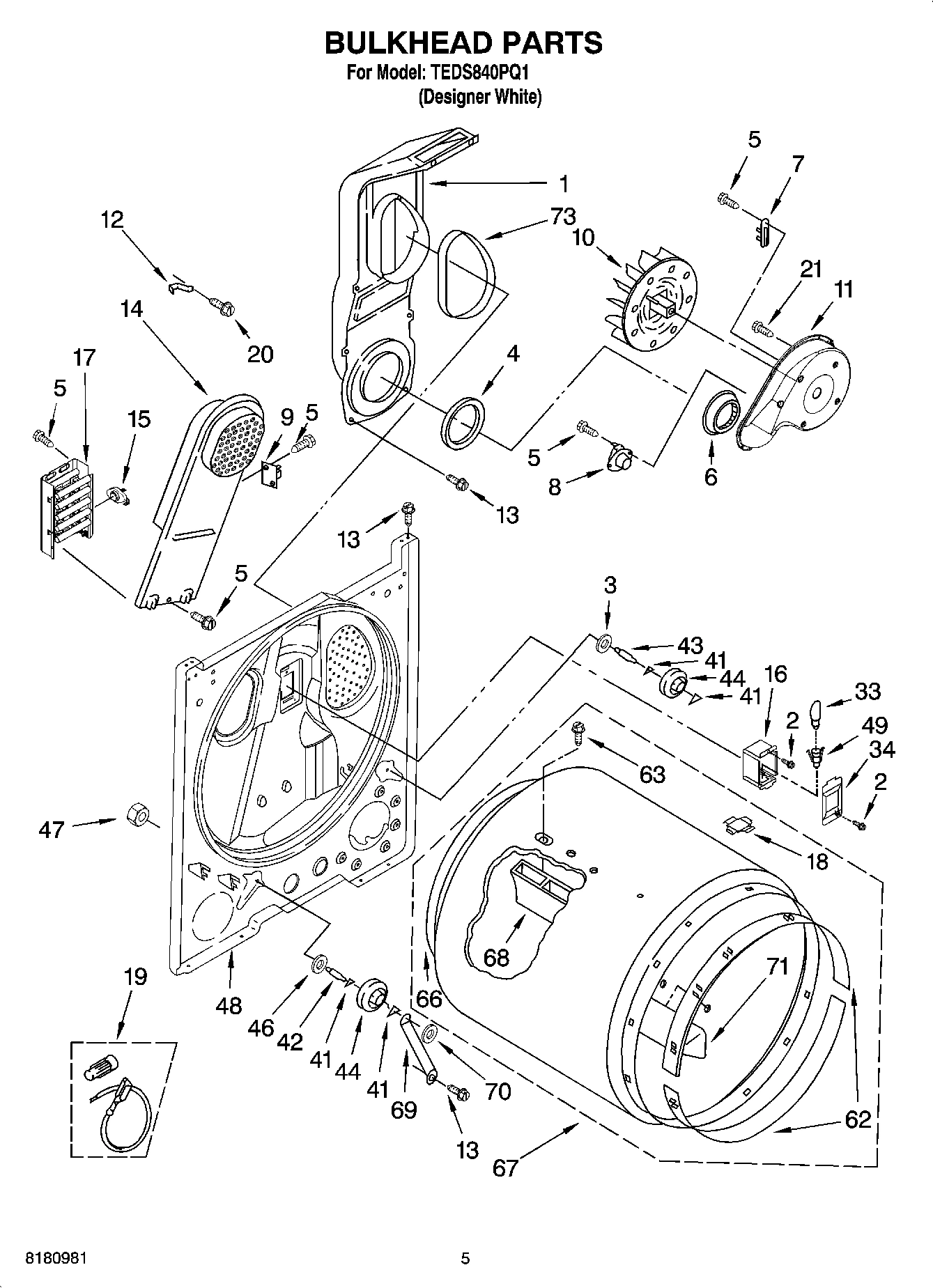 03 - BULKHEAD PARTS, OPTIONAL PARTS (NOT INCLUDED)