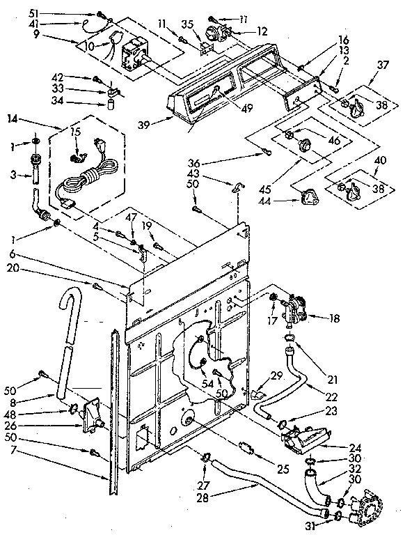 CONTROLS AND REAR PANEL PARTS